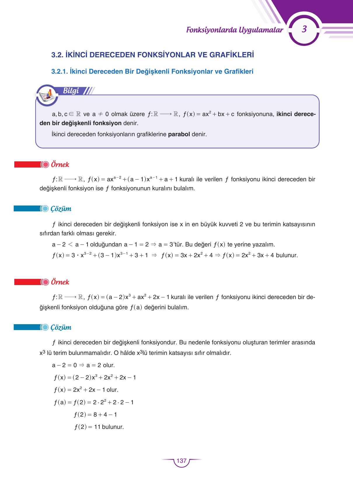 11. Sınıf Sdr Dikey Yayıncılık Matematik Ders Kitabı Sayfa 138 Cevapları