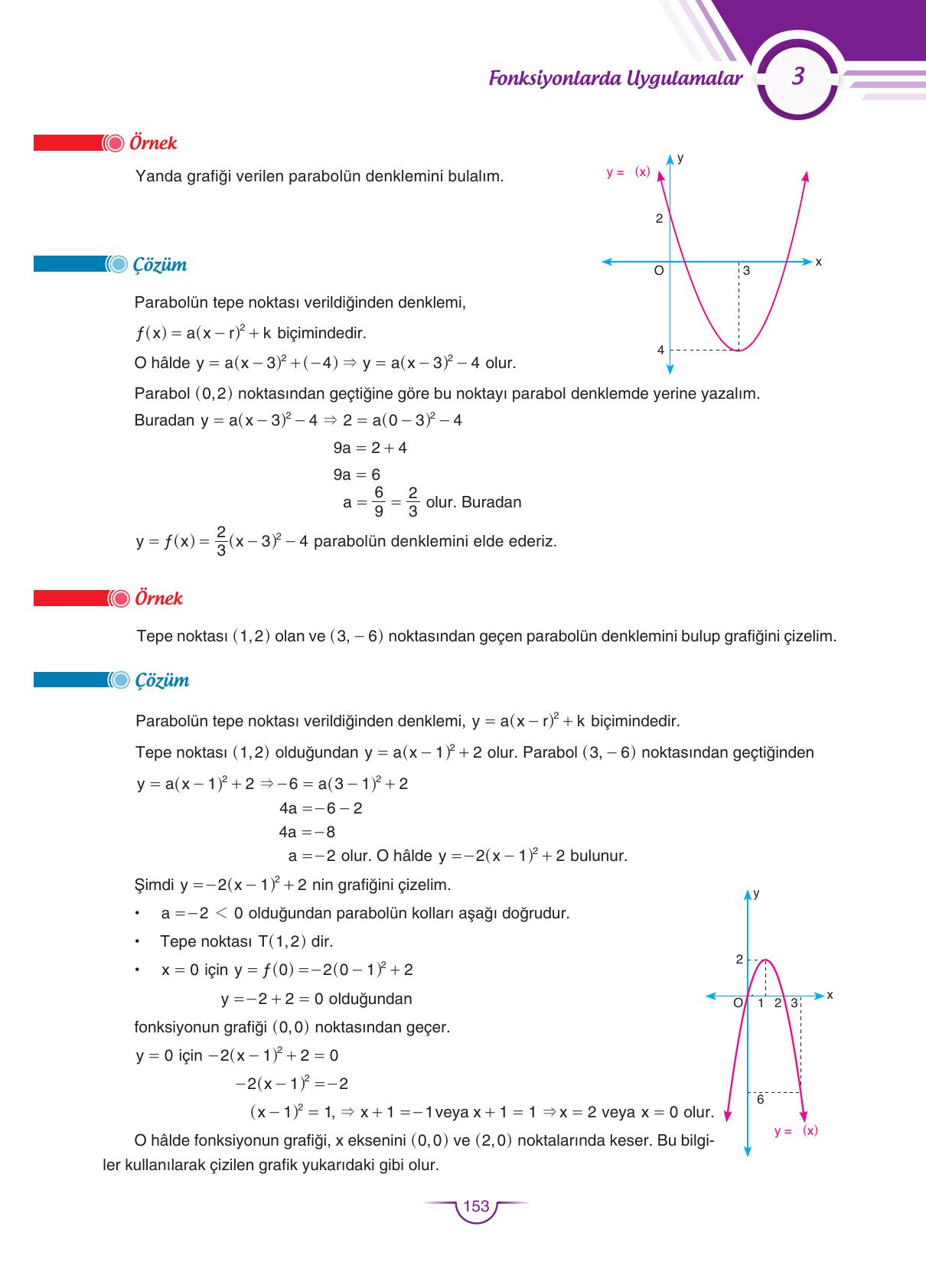 11. Sınıf Sdr Dikey Yayıncılık Matematik Ders Kitabı Sayfa 154 Cevapları