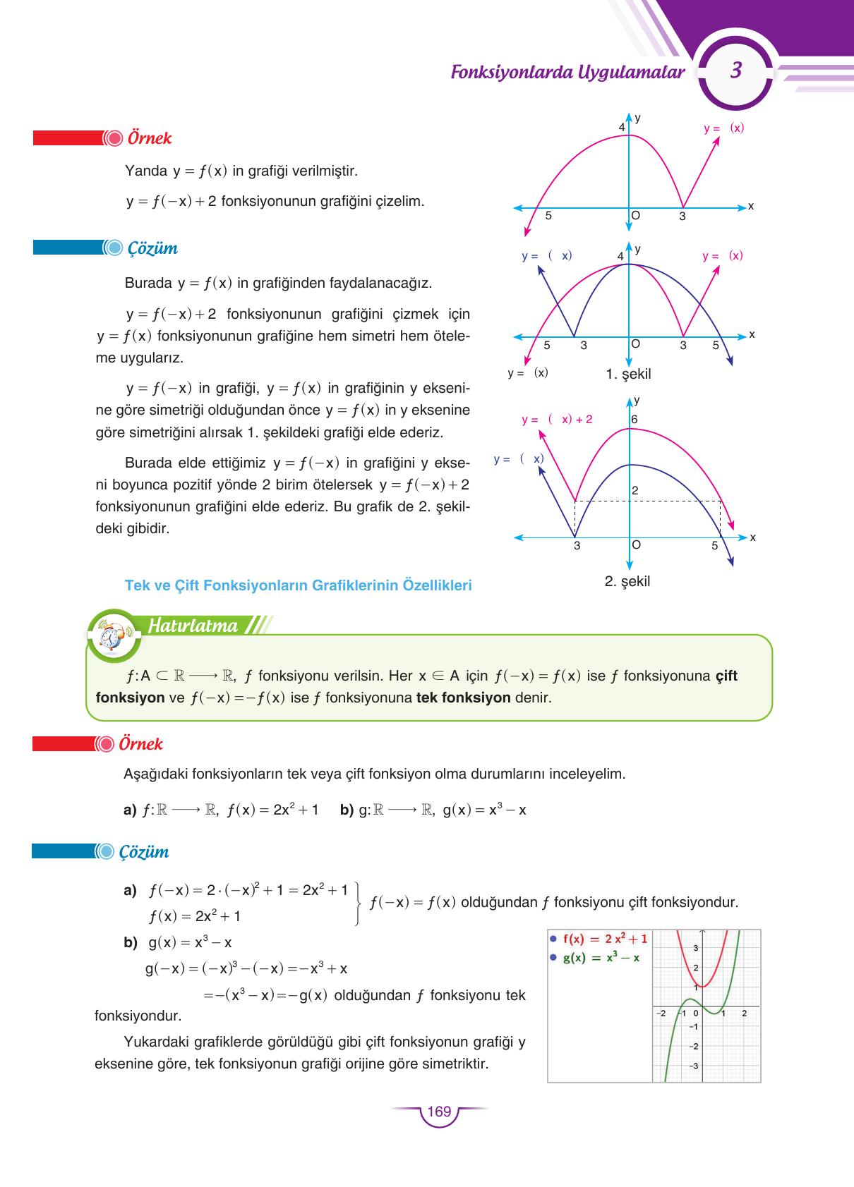 11. Sınıf Sdr Dikey Yayıncılık Matematik Ders Kitabı Sayfa 170 Cevapları