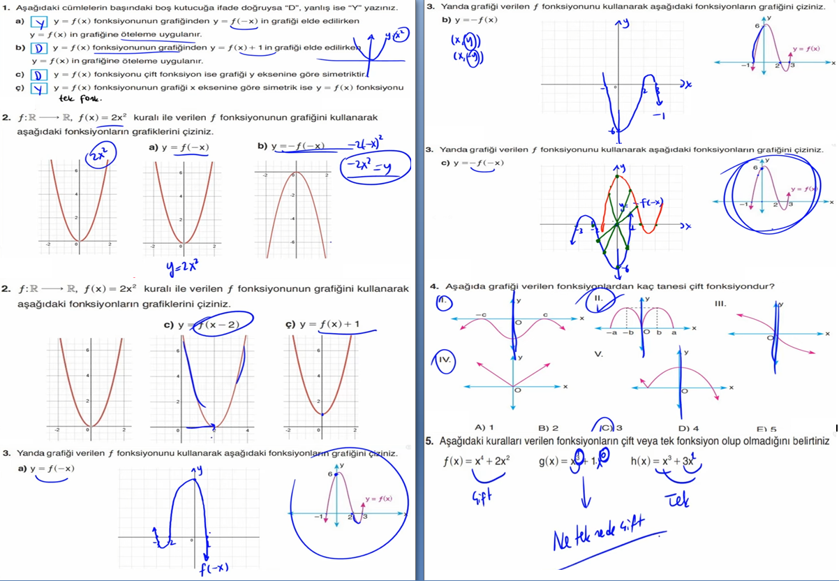 11. Sınıf Sdr Dikey Yayıncılık Matematik Ders Kitabı Sayfa 173 Cevapları