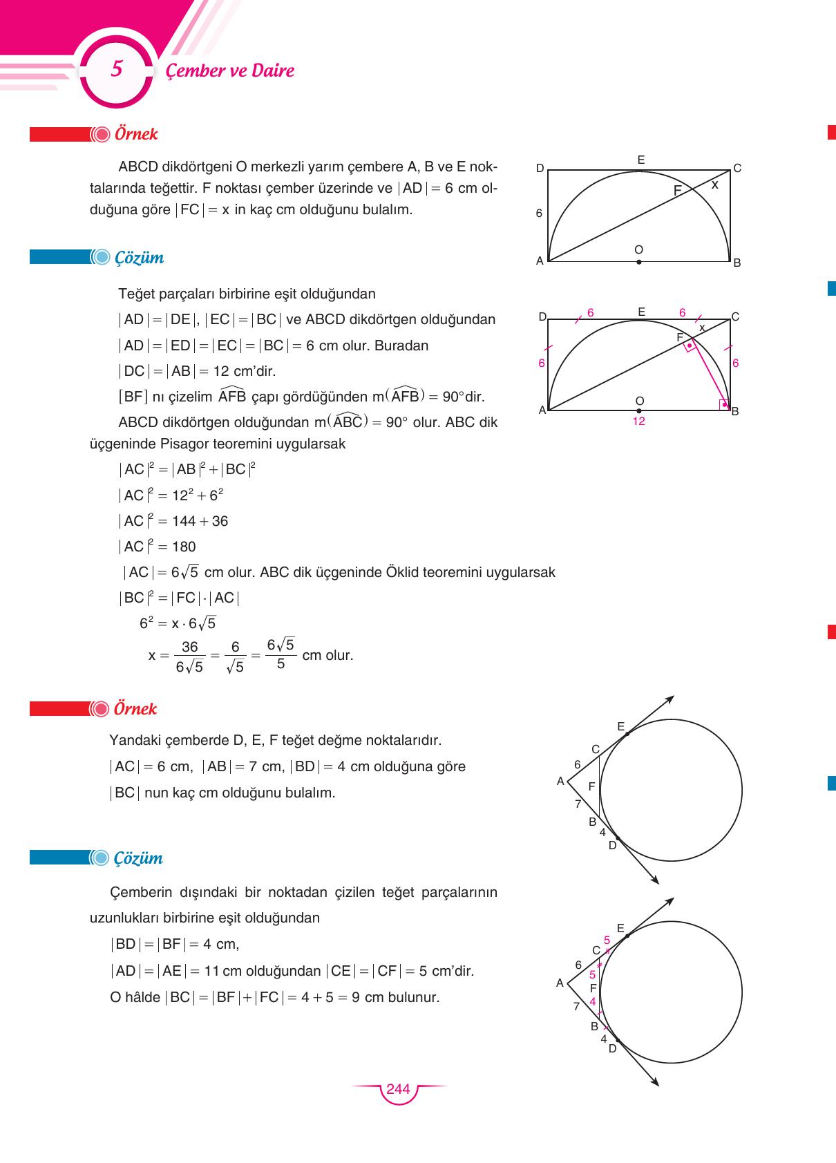 11. Sınıf Sdr Dikey Yayıncılık Matematik Ders Kitabı Sayfa 245 Cevapları
