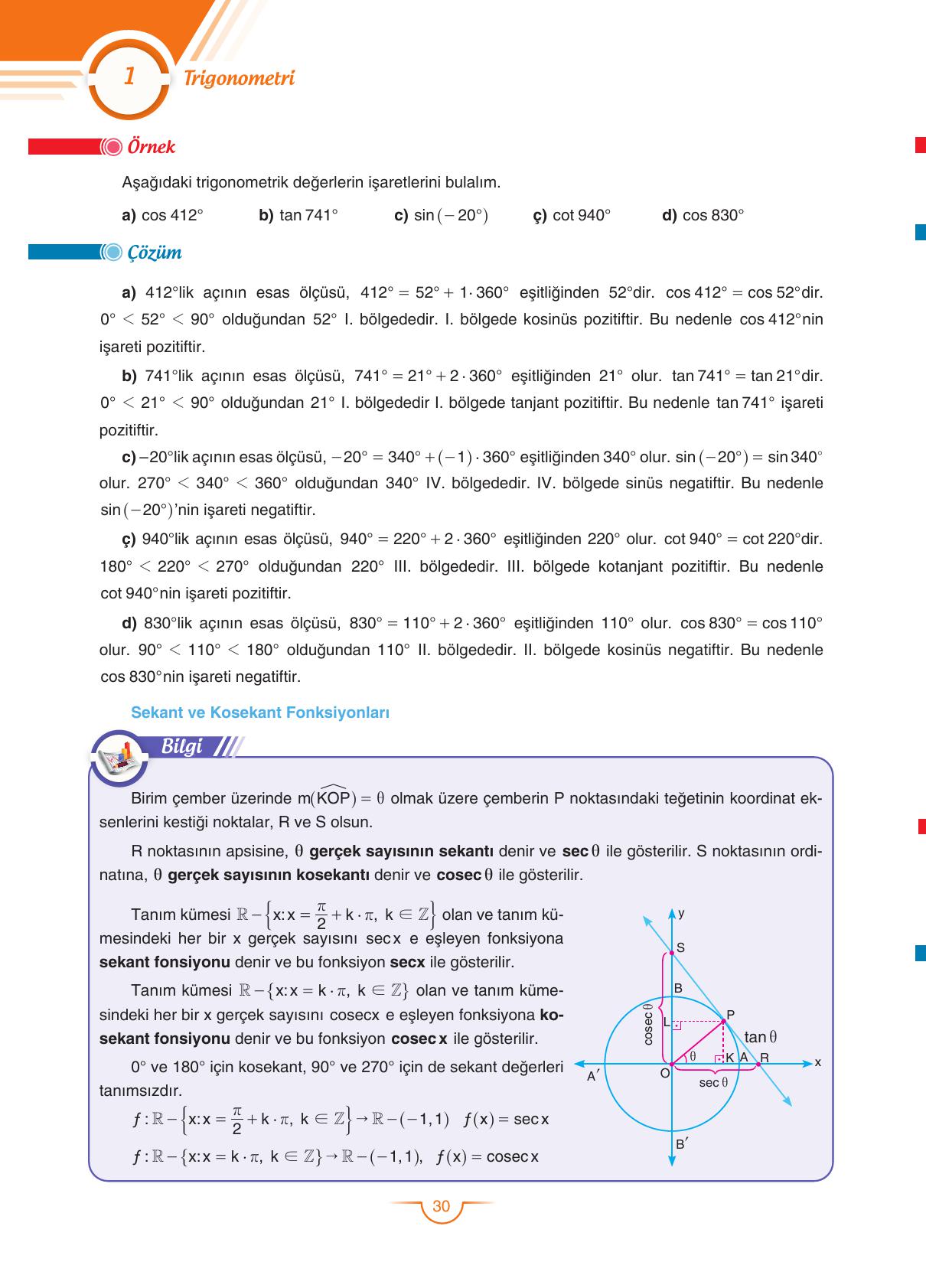 11. Sınıf Sdr Dikey Yayıncılık Matematik Ders Kitabı Sayfa 31 Cevapları