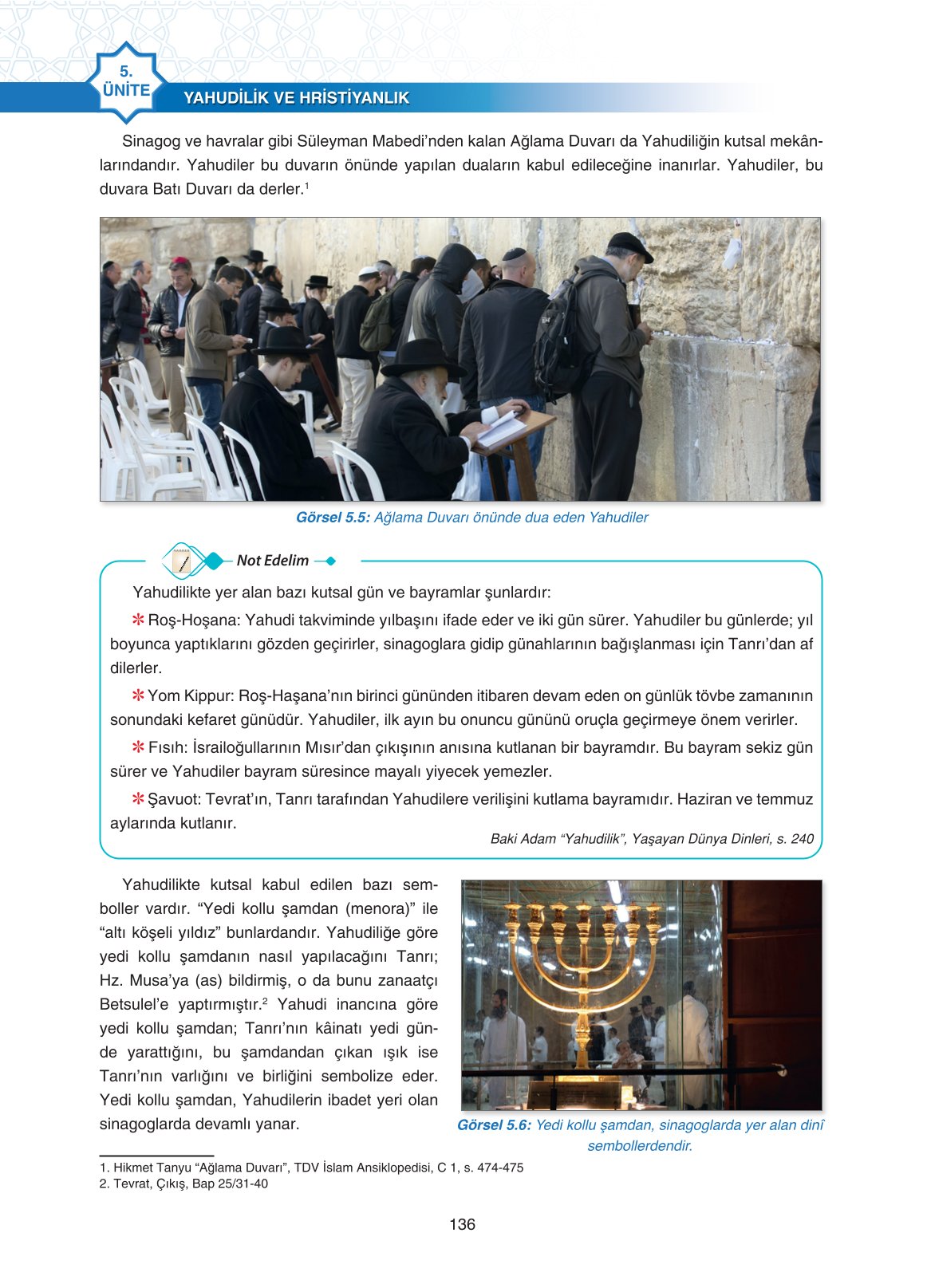 11. Sınıf Sdr İpekyolu Yayıncılık Din Kültürü Ve Ahlak Bilgisi Ders Kitabı Sayfa 136 Cevapları