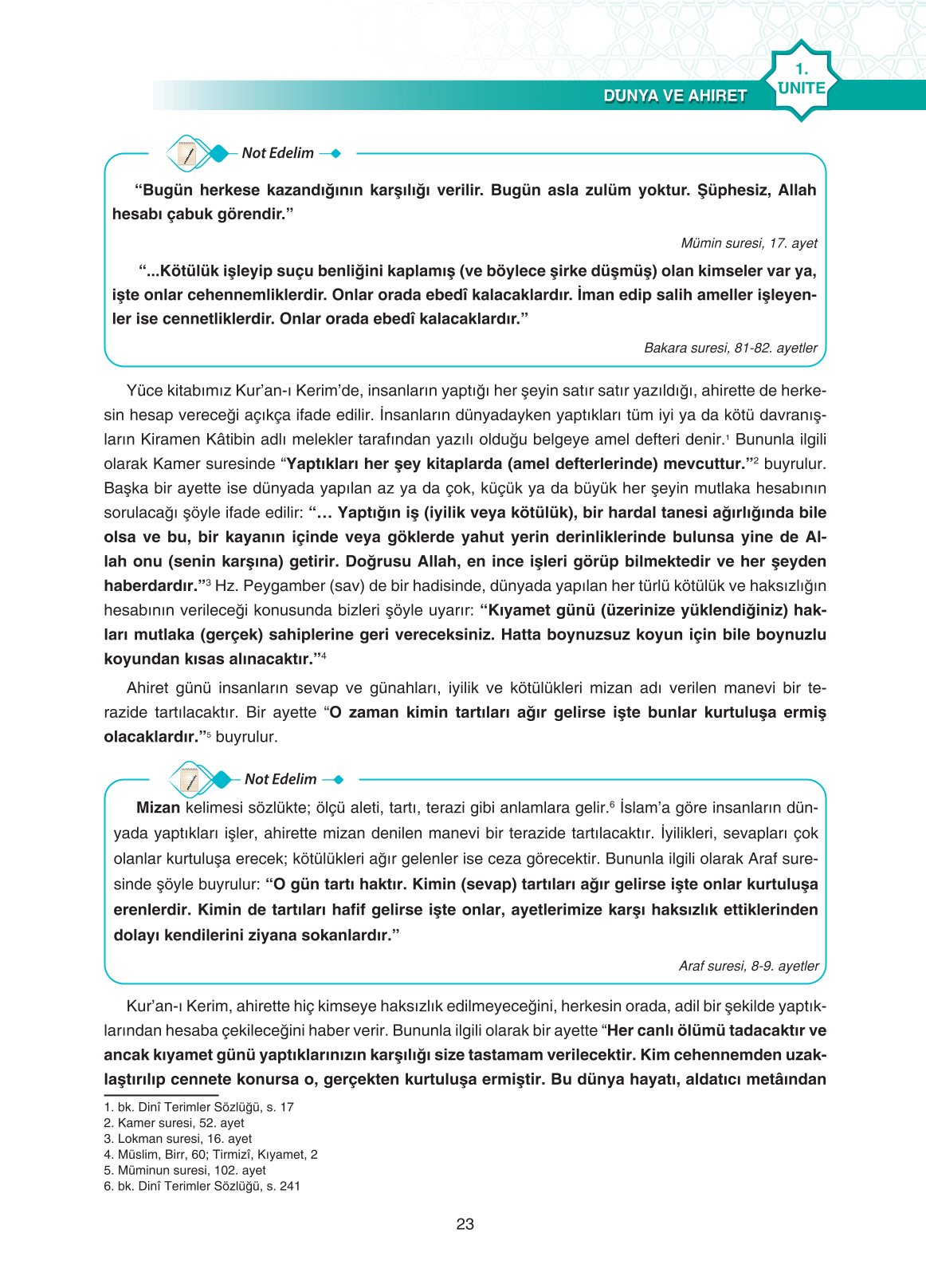 11. Sınıf Sdr İpekyolu Yayıncılık Din Kültürü Ve Ahlak Bilgisi Ders Kitabı Sayfa 23 Cevapları 11. Sınıf Sdr İpekyolu Yayıncılık Din Kültürü Ve Ahlak Bilgisi Ders Kitabı Sayfa 23 Cevapları