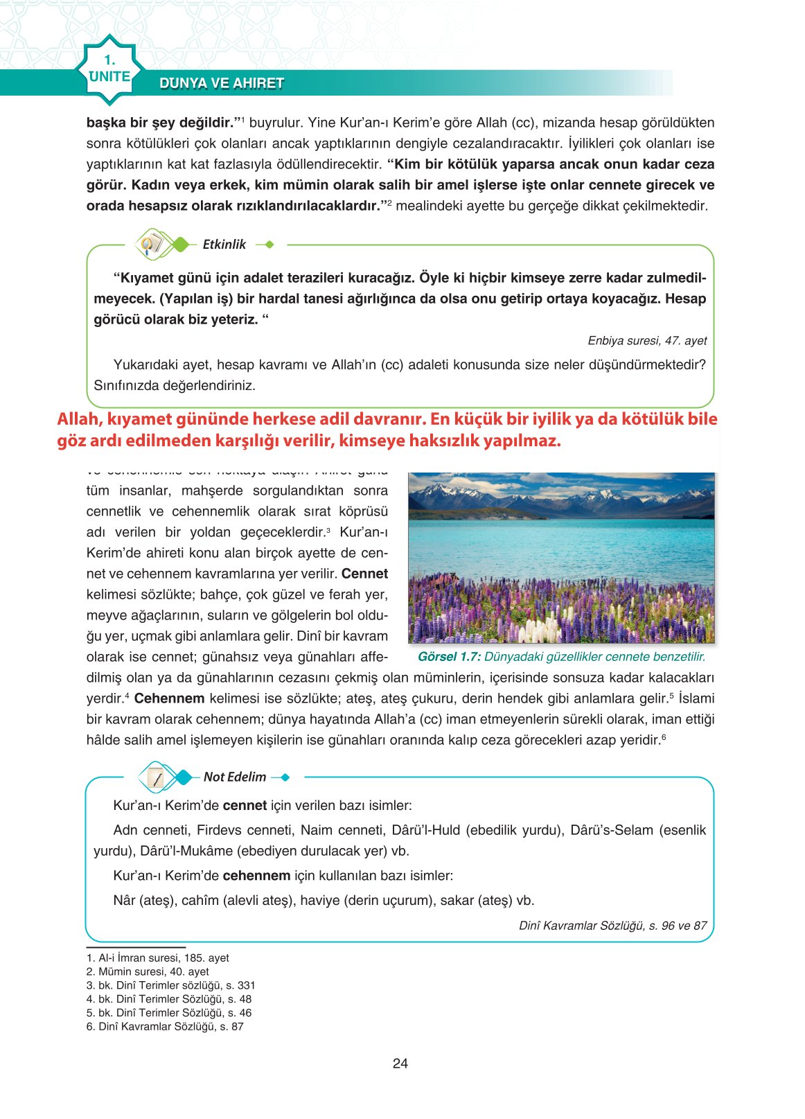 11. Sınıf Sdr İpekyolu Yayıncılık Din Kültürü Ve Ahlak Bilgisi Ders Kitabı Sayfa 24 Cevapları 11. Sınıf Sdr İpekyolu Yayıncılık Din Kültürü Ve Ahlak Bilgisi Ders Kitabı Sayfa 24 Cevapları