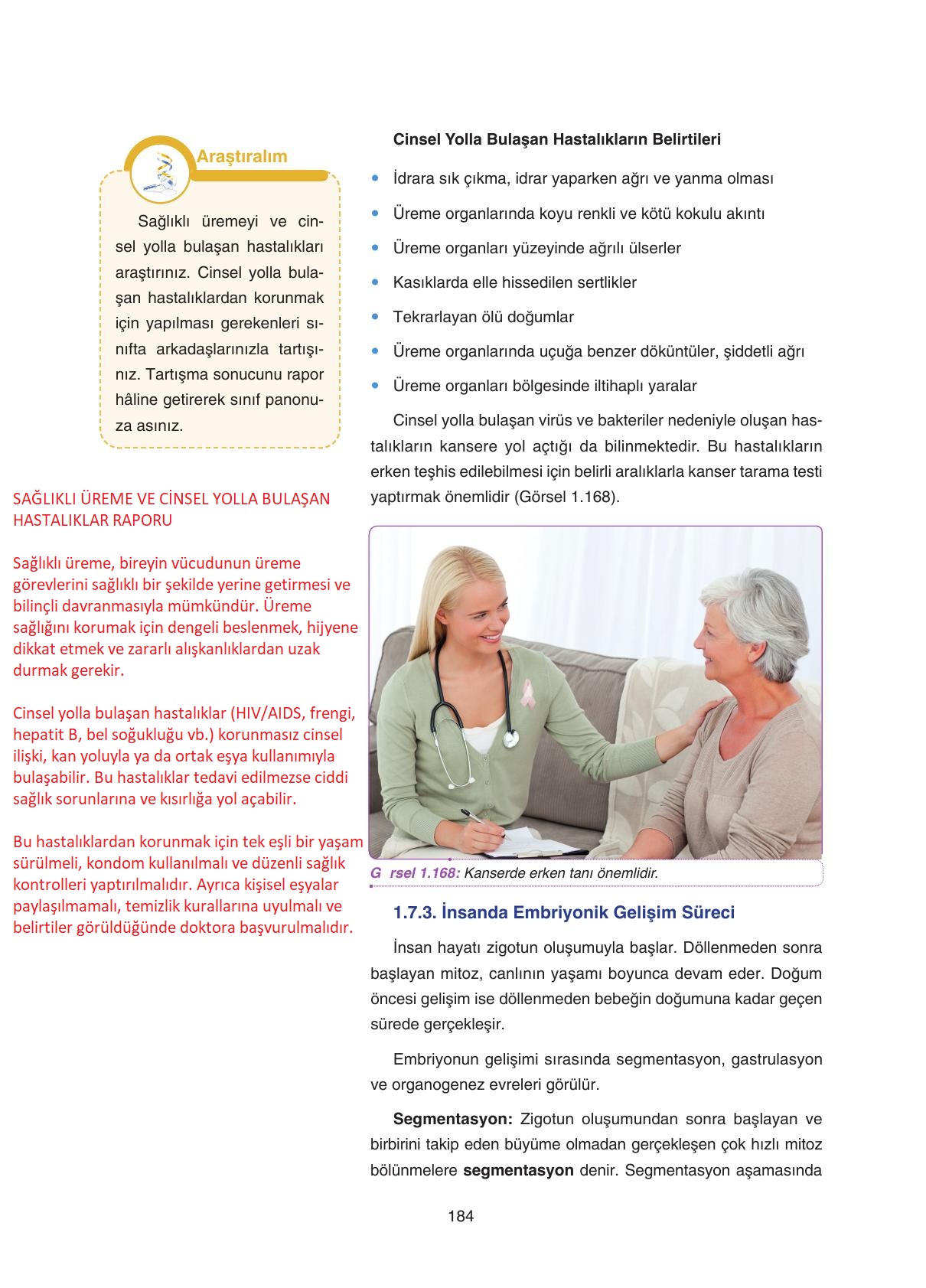 11. Sınıf Tutku Yayıncılık Biyoloji Ders Kitabı Sayfa 184 Cevapları 11. Sınıf Tutku Yayıncılık Biyoloji Ders Kitabı Sayfa 184 Cevapları