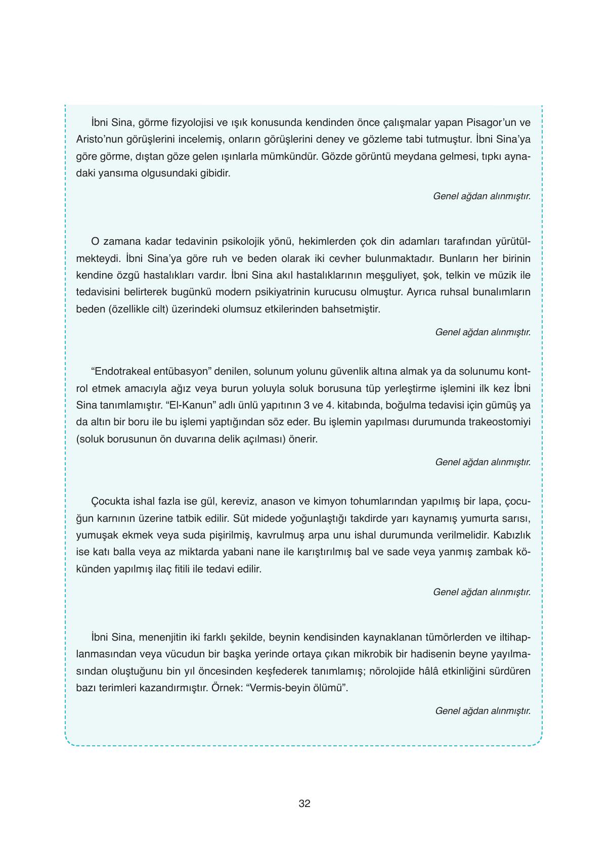 11. Sınıf Tutku Yayıncılık Biyoloji Ders Kitabı Sayfa 32 Cevapları