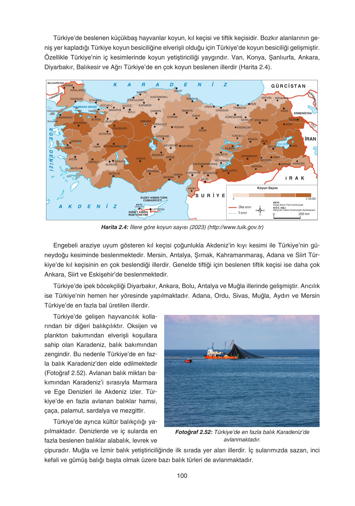 11. Sınıf Yıldırım Yayınları Coğrafya Ders Kitabı Sayfa 100 Cevapları