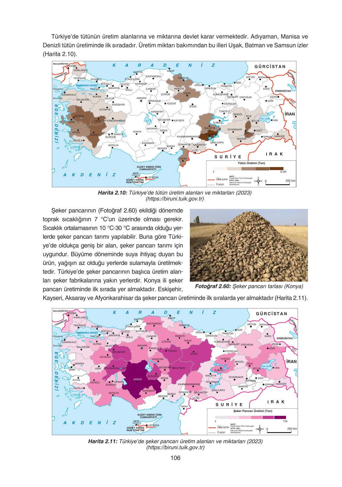 11. Sınıf Yıldırım Yayınları Coğrafya Ders Kitabı Sayfa 106 Cevapları