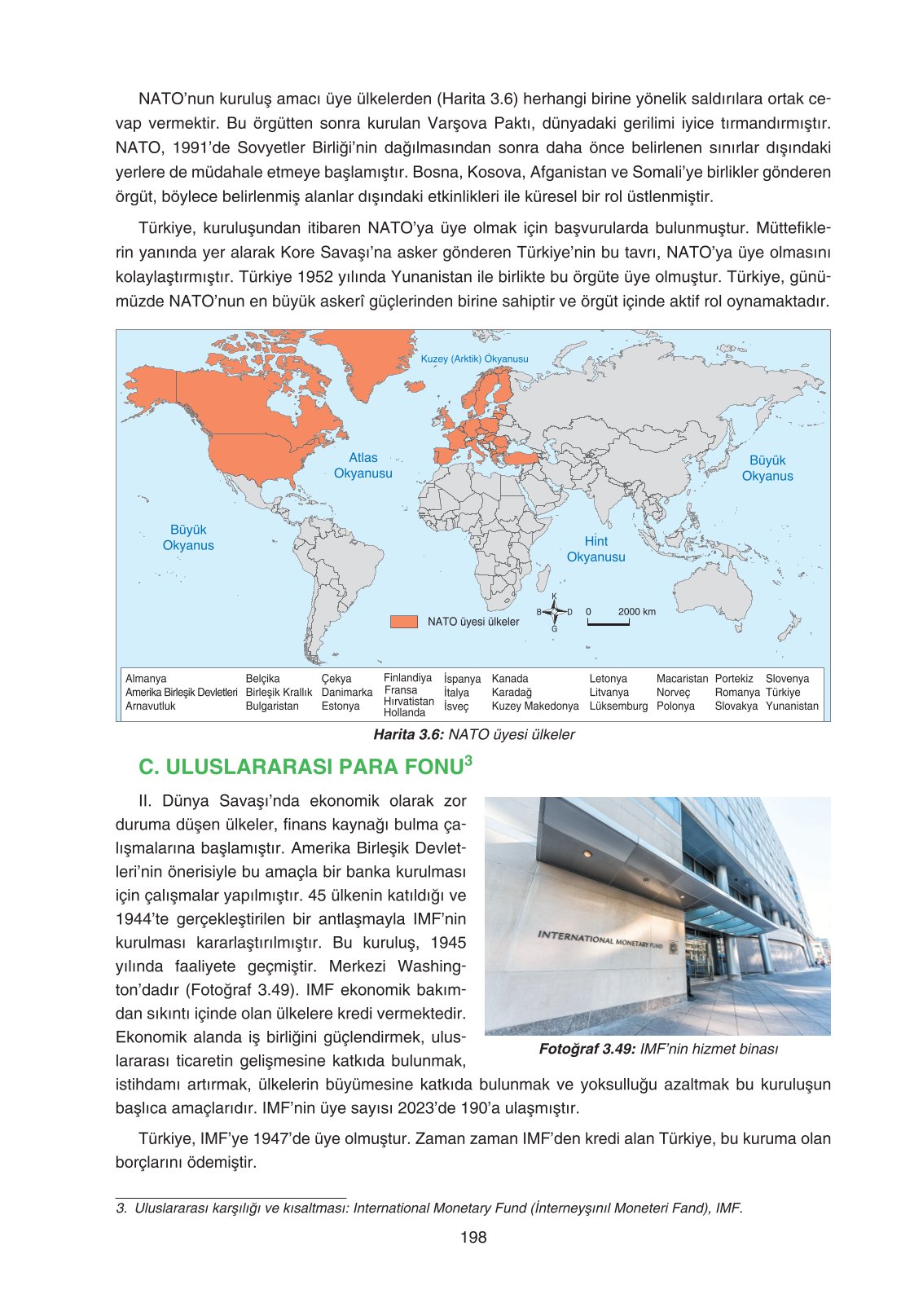 11. Sınıf Yıldırım Yayınları Coğrafya Ders Kitabı Sayfa 198 Cevapları