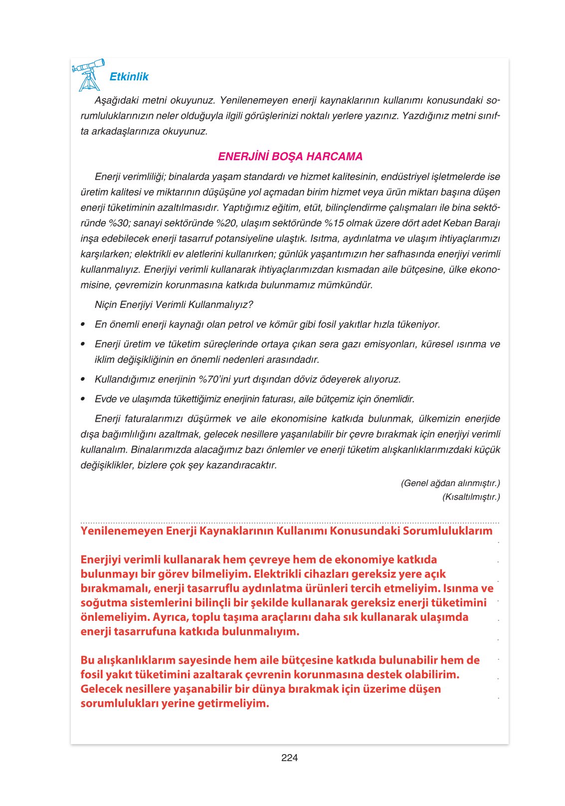 11. Sınıf Yıldırım Yayınları Coğrafya Ders Kitabı Sayfa 224 Cevapları 11. Sınıf Yıldırım Yayınları Coğrafya Ders Kitabı Sayfa 224 Cevapları