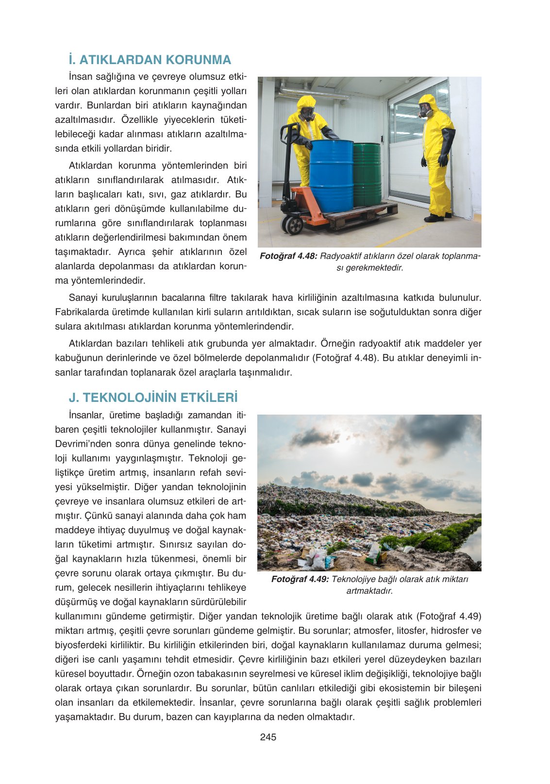 11. Sınıf Yıldırım Yayınları Coğrafya Ders Kitabı Sayfa 245 Cevapları