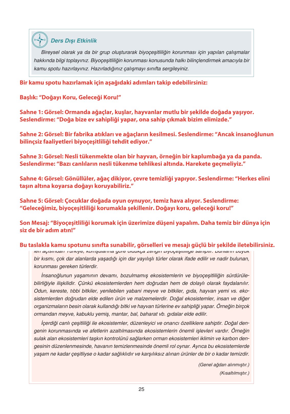 11. Sınıf Yıldırım Yayınları Coğrafya Ders Kitabı Sayfa 25 Cevapları