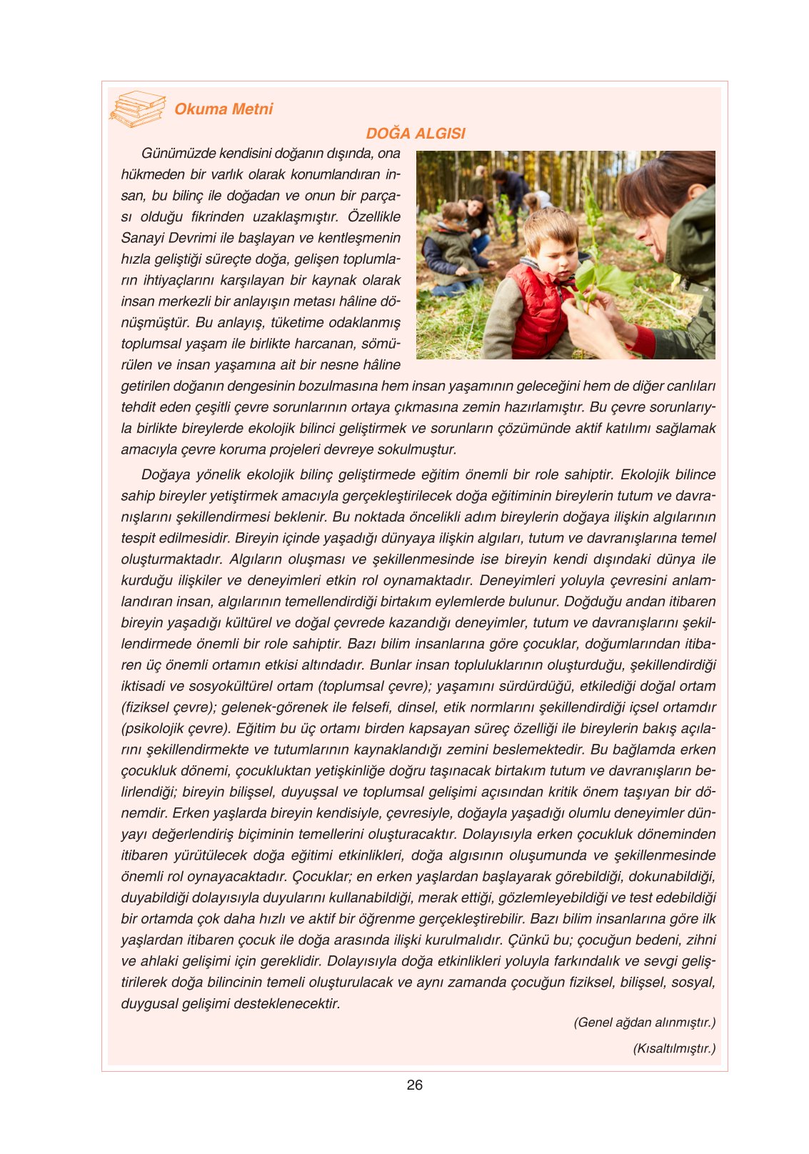 11. Sınıf Yıldırım Yayınları Coğrafya Ders Kitabı Sayfa 26 Cevapları