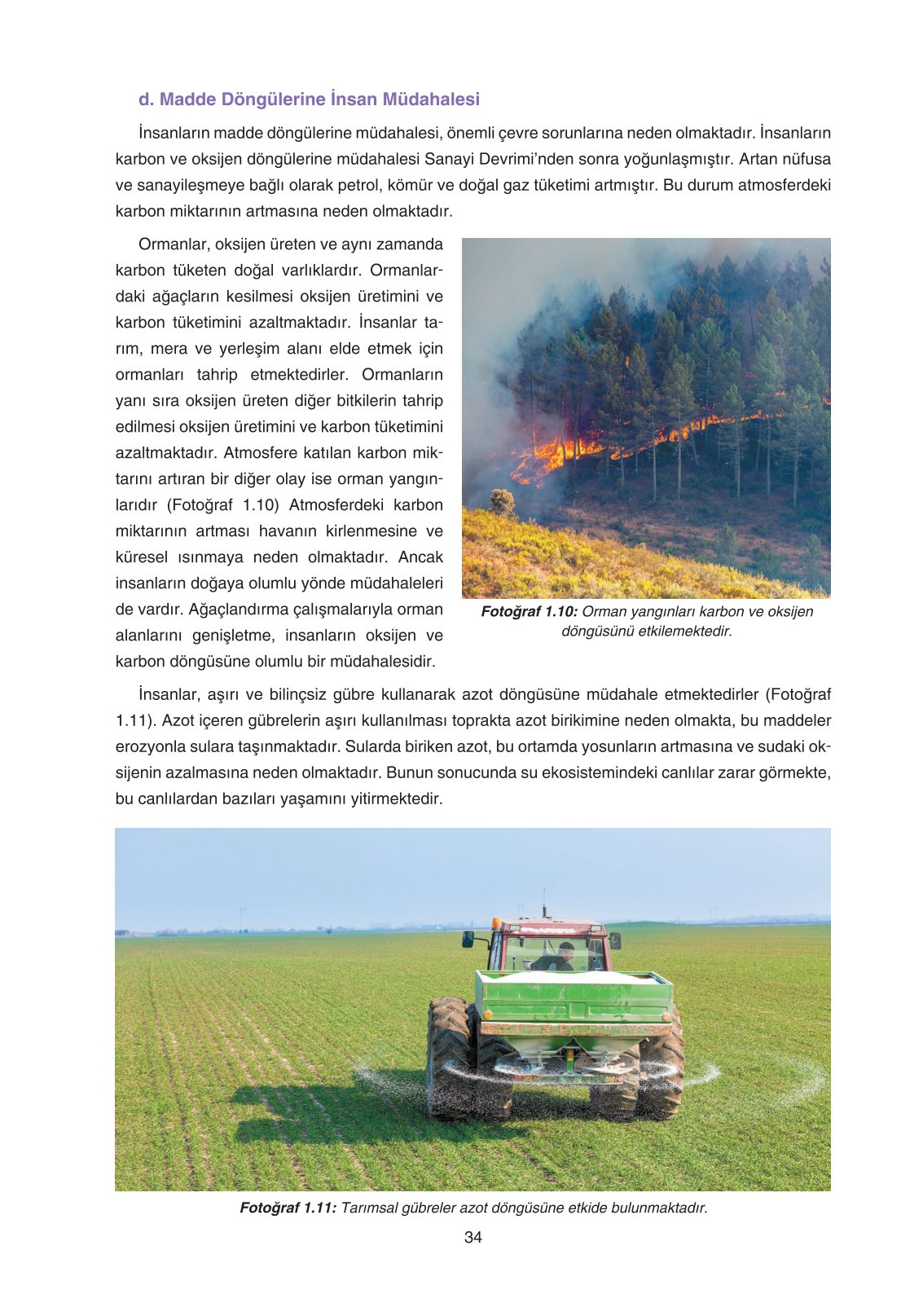 11. Sınıf Yıldırım Yayınları Coğrafya Ders Kitabı Sayfa 34 Cevapları