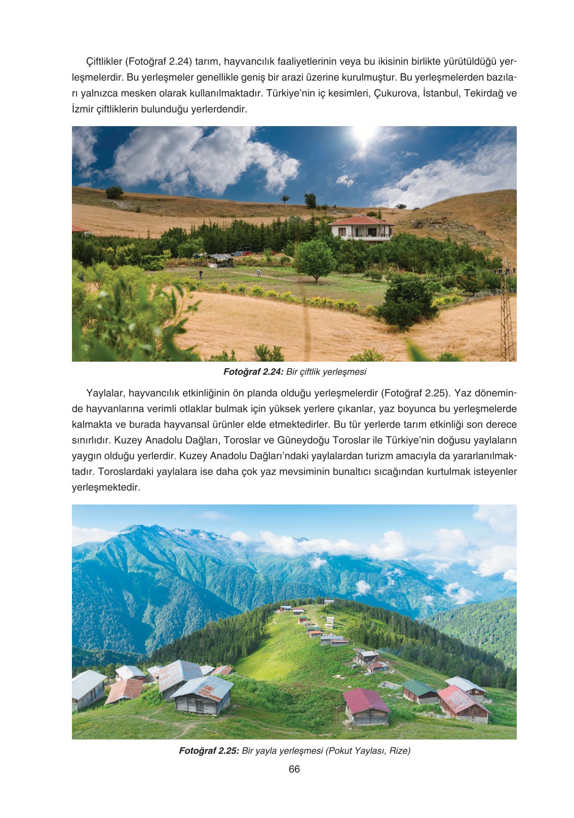 11. Sınıf Yıldırım Yayınları Coğrafya Ders Kitabı Sayfa 66 Cevapları