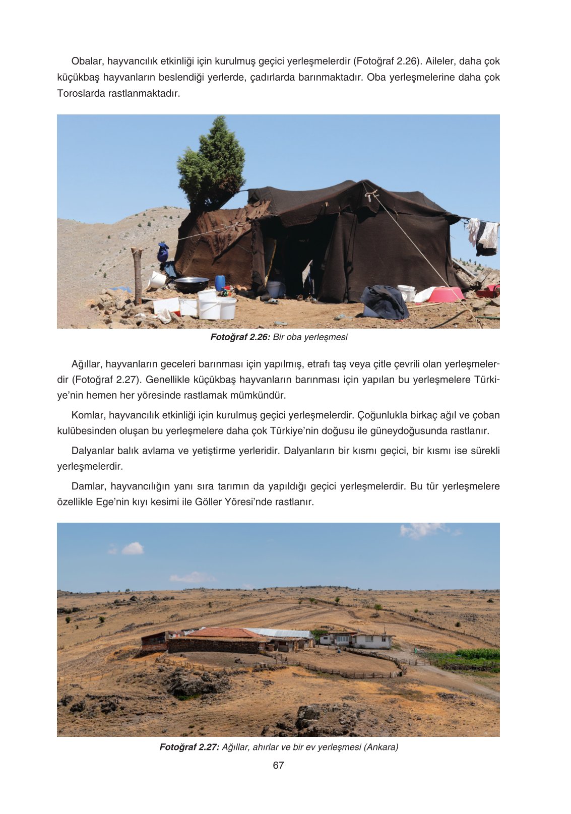 11. Sınıf Yıldırım Yayınları Coğrafya Ders Kitabı Sayfa 67 Cevapları