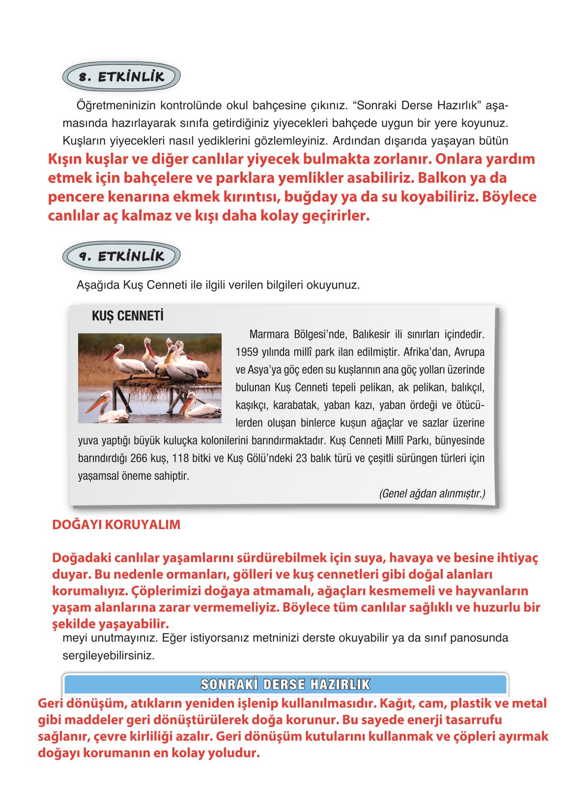 4. Sınıf Ada Yayıncılık Türkçe Ders Kitabı Sayfa 154 Cevapları