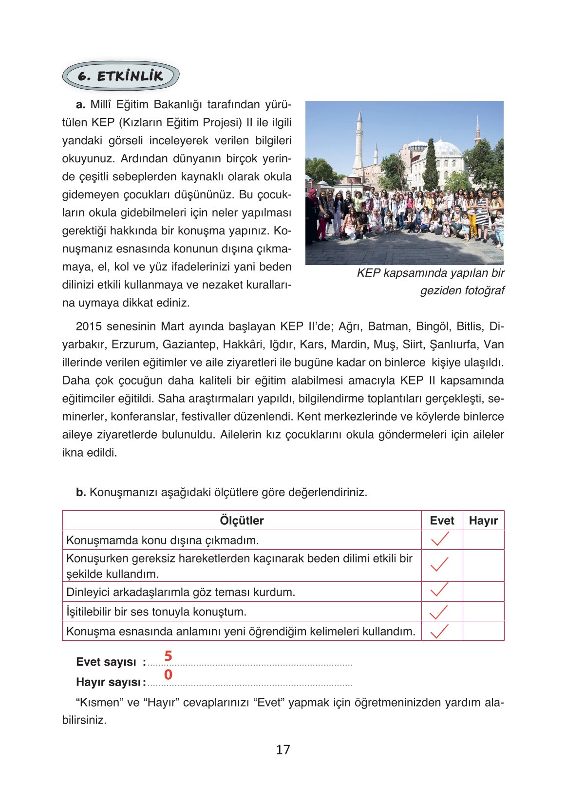 4. Sınıf Ada Yayıncılık Türkçe Ders Kitabı Sayfa 17 Cevapları