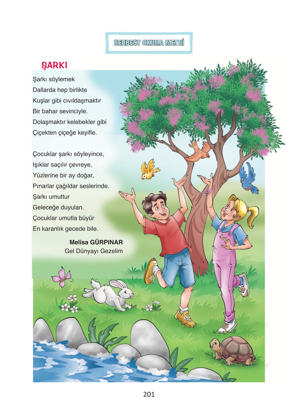 4. Sınıf Ada Yayıncılık Türkçe Ders Kitabı Sayfa 201 Cevapları