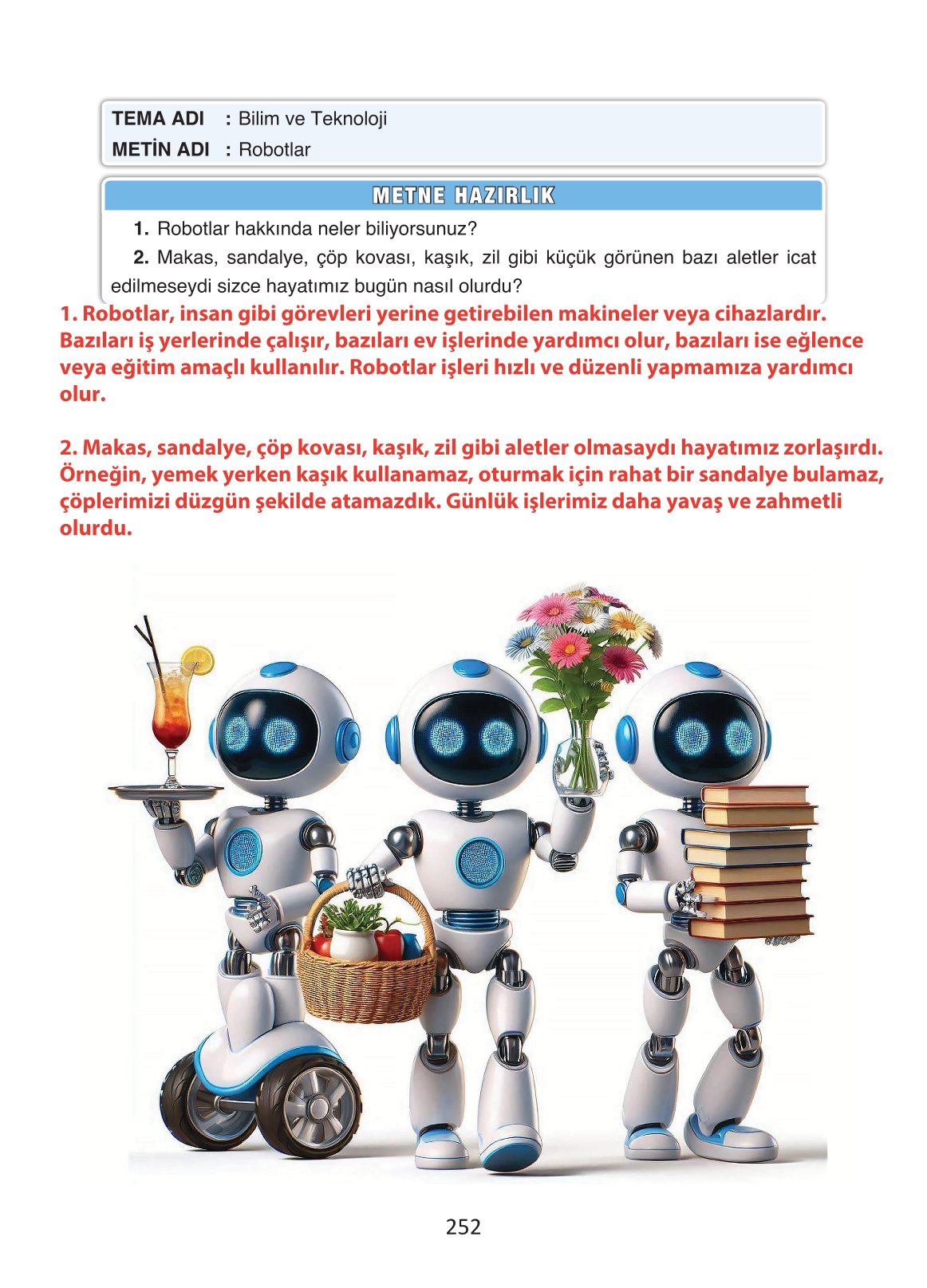 4. Sınıf Ada Yayıncılık Türkçe Ders Kitabı Sayfa 252 Cevapları 4. Sınıf Ada Yayıncılık Türkçe Ders Kitabı Sayfa 252 Cevapları