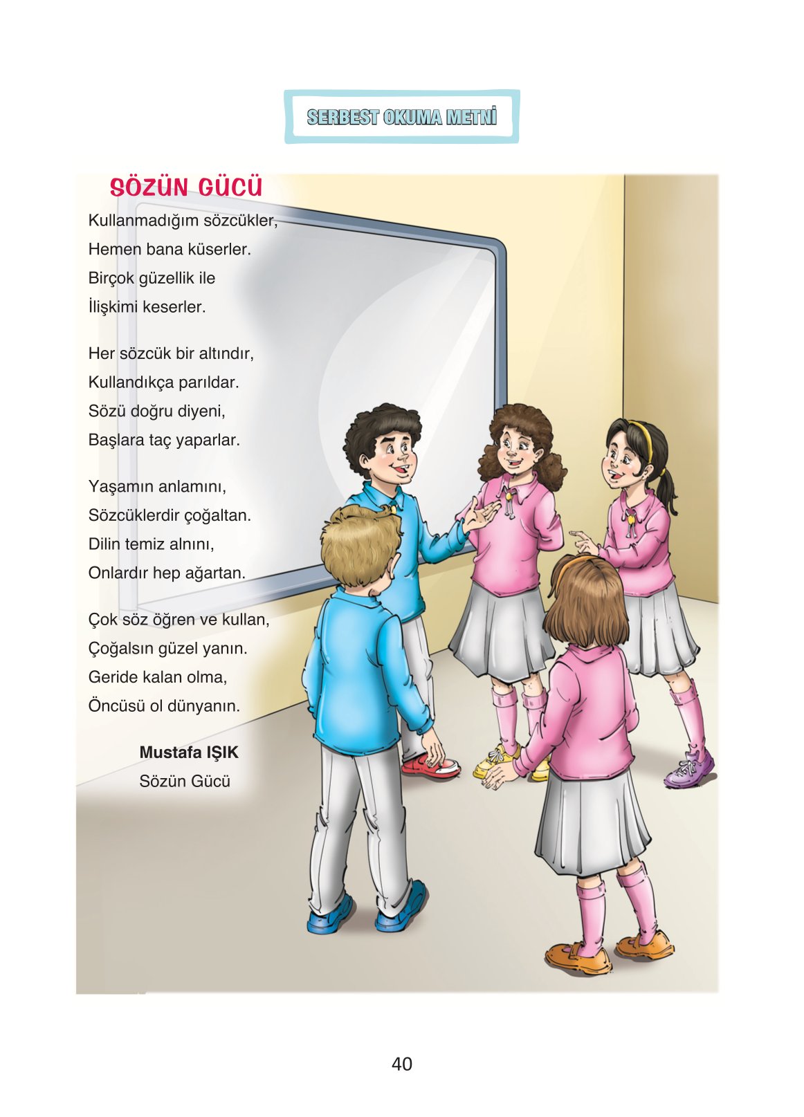 4. Sınıf Ada Yayıncılık Türkçe Ders Kitabı Sayfa 40 Cevapları