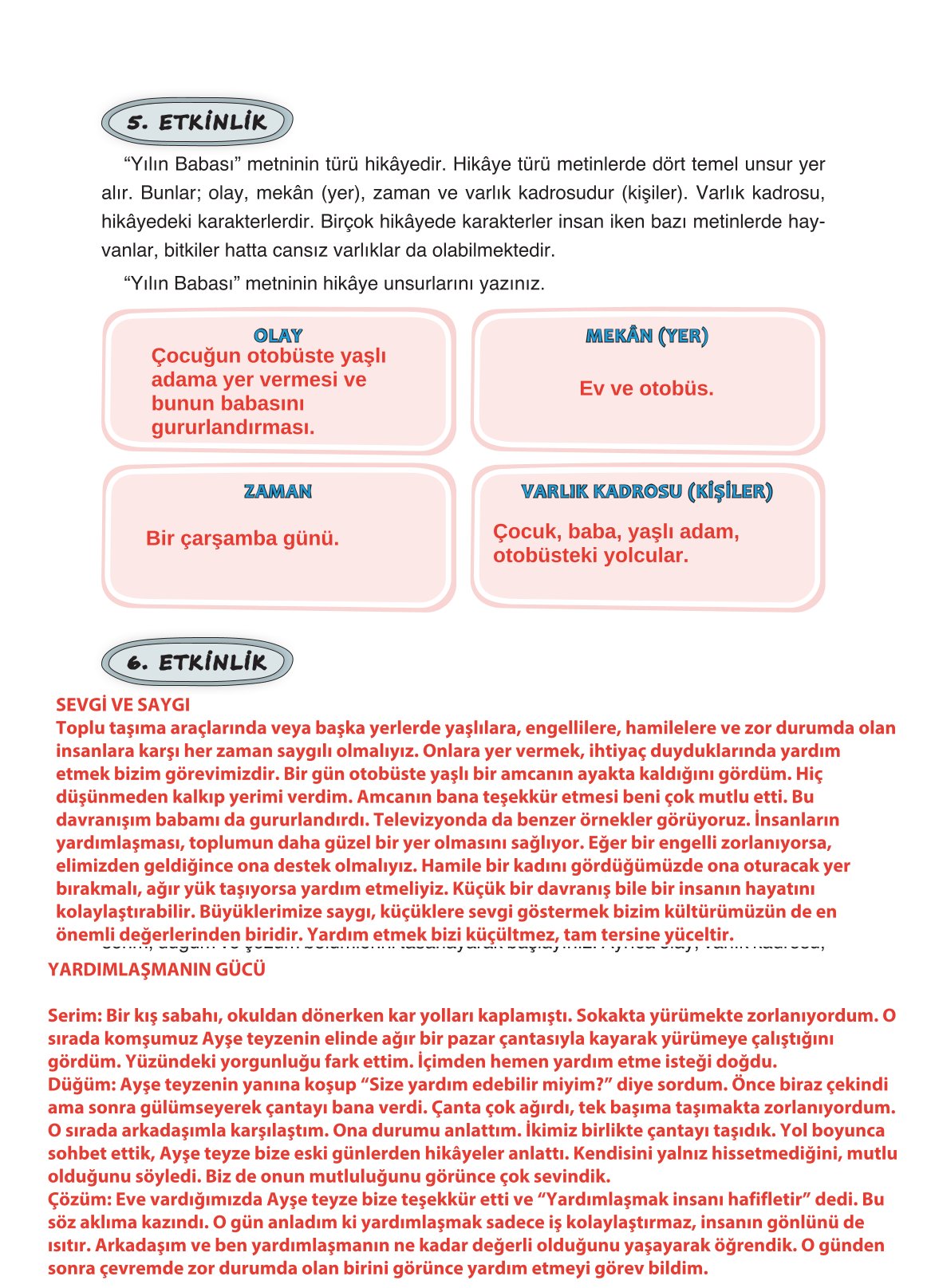 4. Sınıf Ada Yayıncılık Türkçe Ders Kitabı Sayfa 86 Cevapları