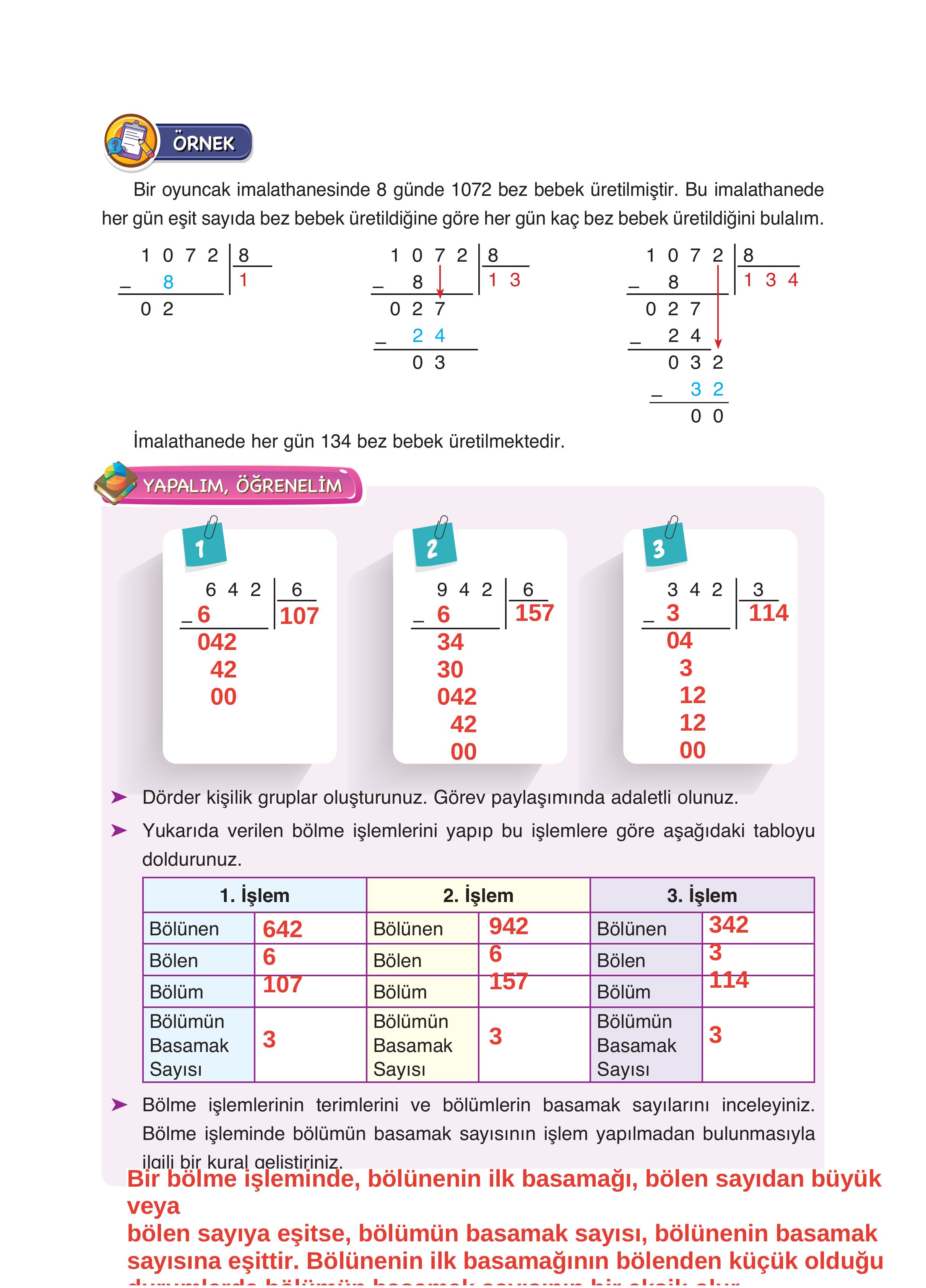 4. Sınıf Fersa Yayınları Matematik Ders Kitabı Sayfa 100 Cevapları