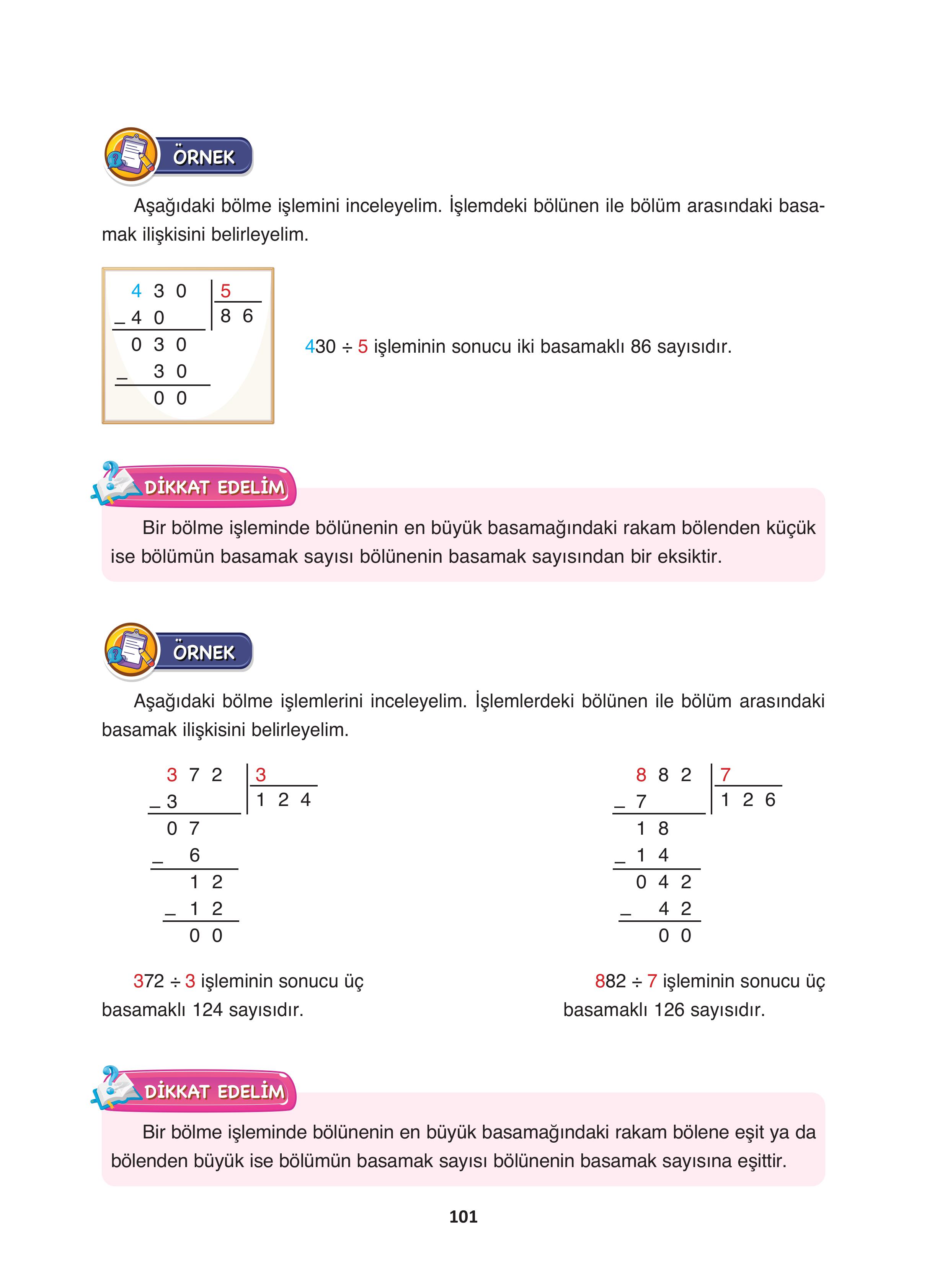 4. Sınıf Fersa Yayınları Matematik Ders Kitabı Sayfa 101 Cevapları 4. Sınıf Fersa Yayınları Matematik Ders Kitabı Sayfa 101 Cevapları