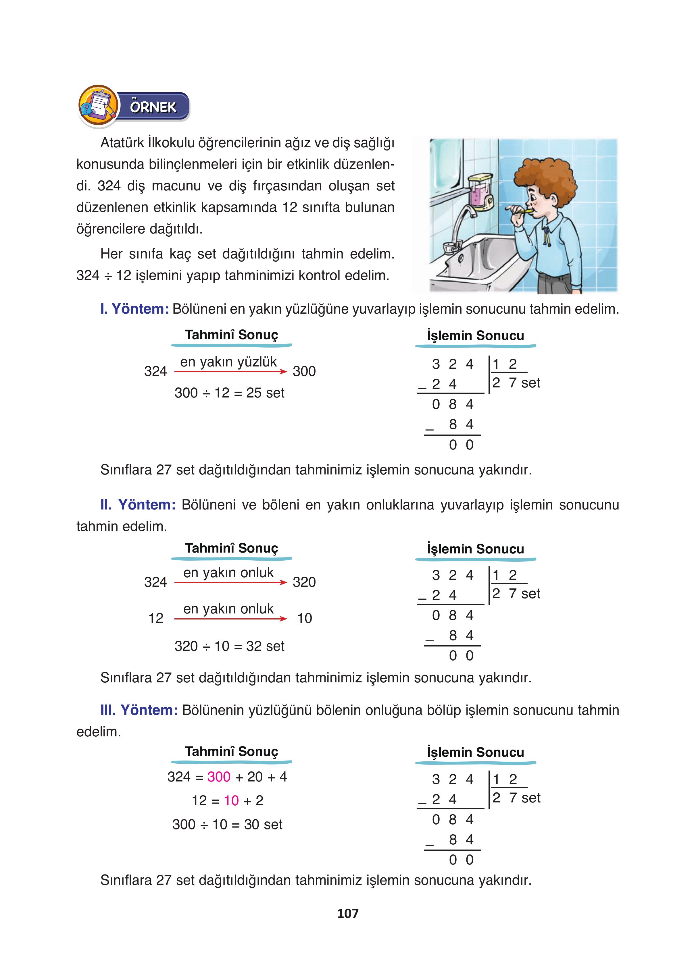 4. Sınıf Fersa Yayınları Matematik Ders Kitabı Sayfa 107 Cevapları 4. Sınıf Fersa Yayınları Matematik Ders Kitabı Sayfa 107 Cevapları