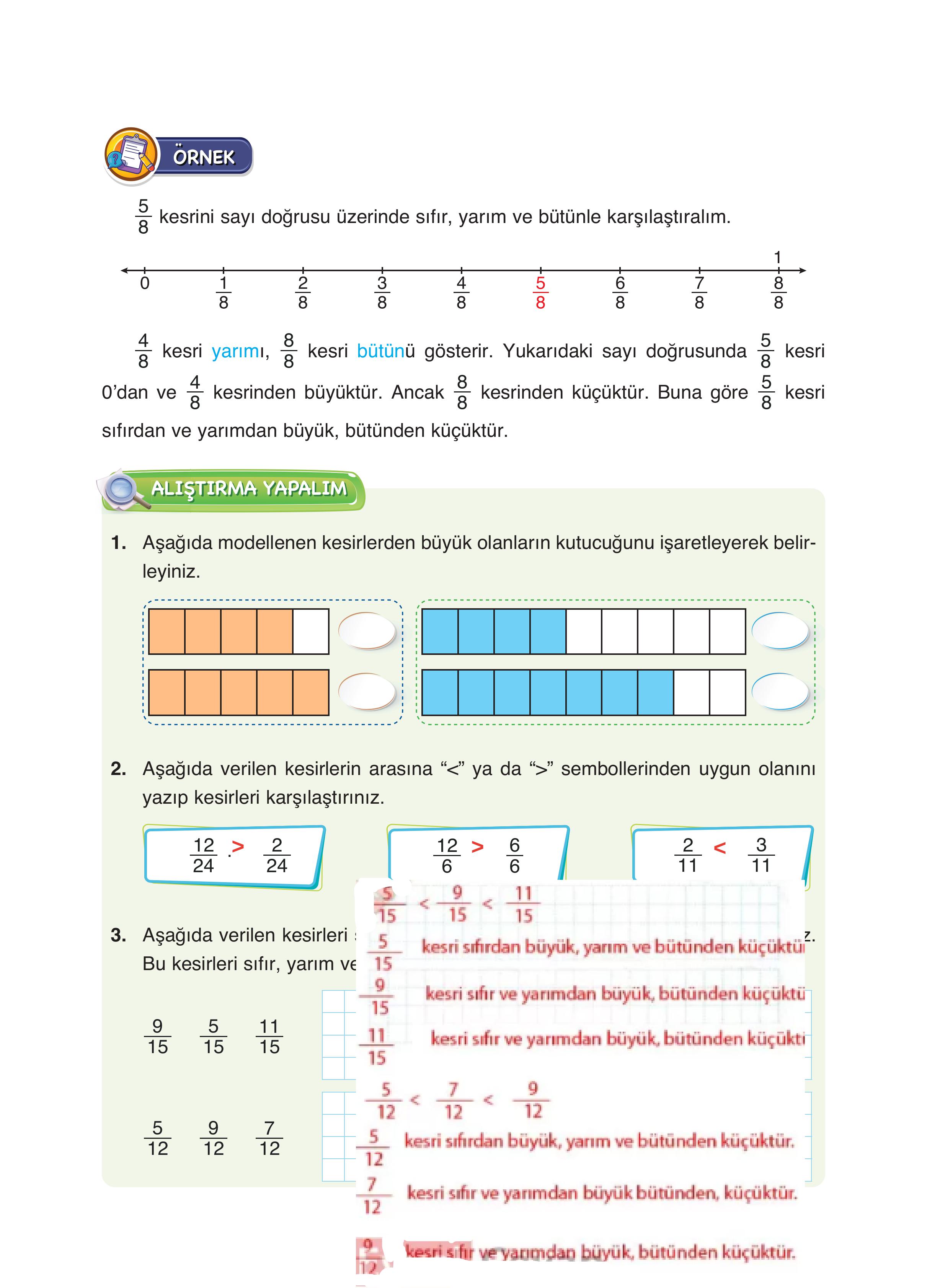 4. Sınıf Fersa Yayınları Matematik Ders Kitabı Sayfa 144 Cevapları