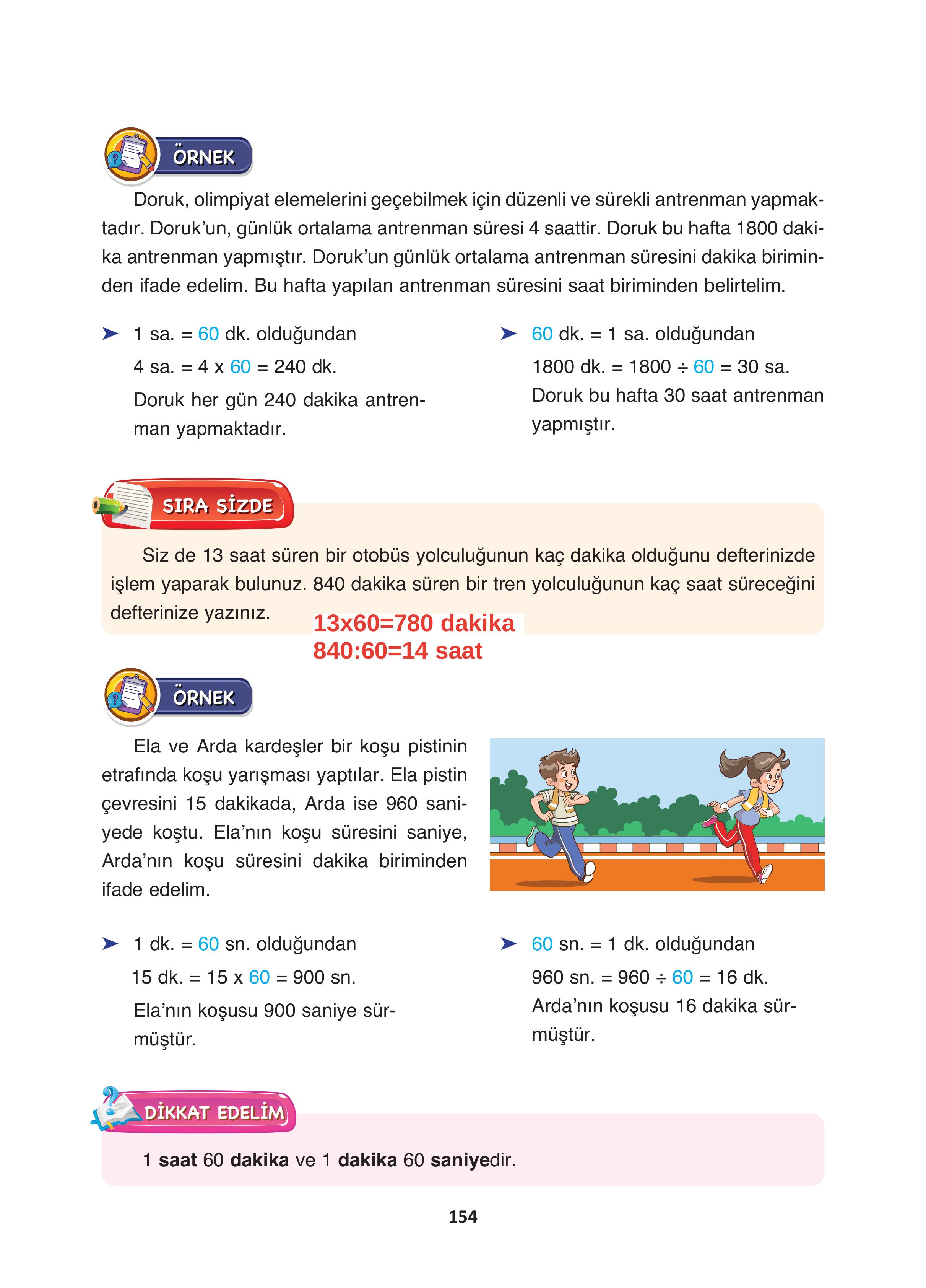 4. Sınıf Fersa Yayınları Matematik Ders Kitabı Sayfa 154 Cevapları 4. Sınıf Fersa Yayınları Matematik Ders Kitabı Sayfa 154 Cevapları