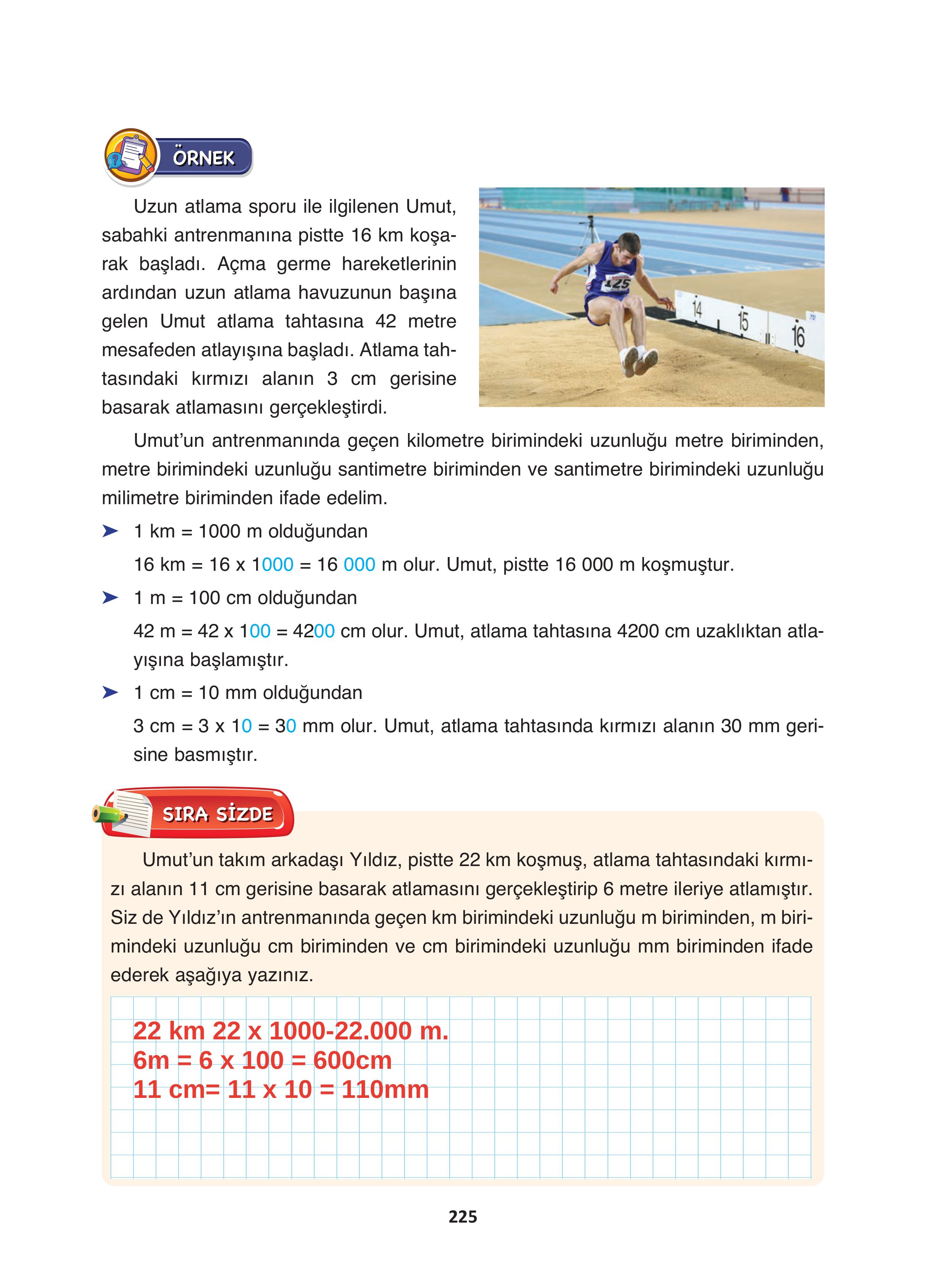 4. Sınıf Fersa Yayınları Matematik Ders Kitabı Sayfa 225 Cevapları 4. Sınıf Fersa Yayınları Matematik Ders Kitabı Sayfa 225 Cevapları