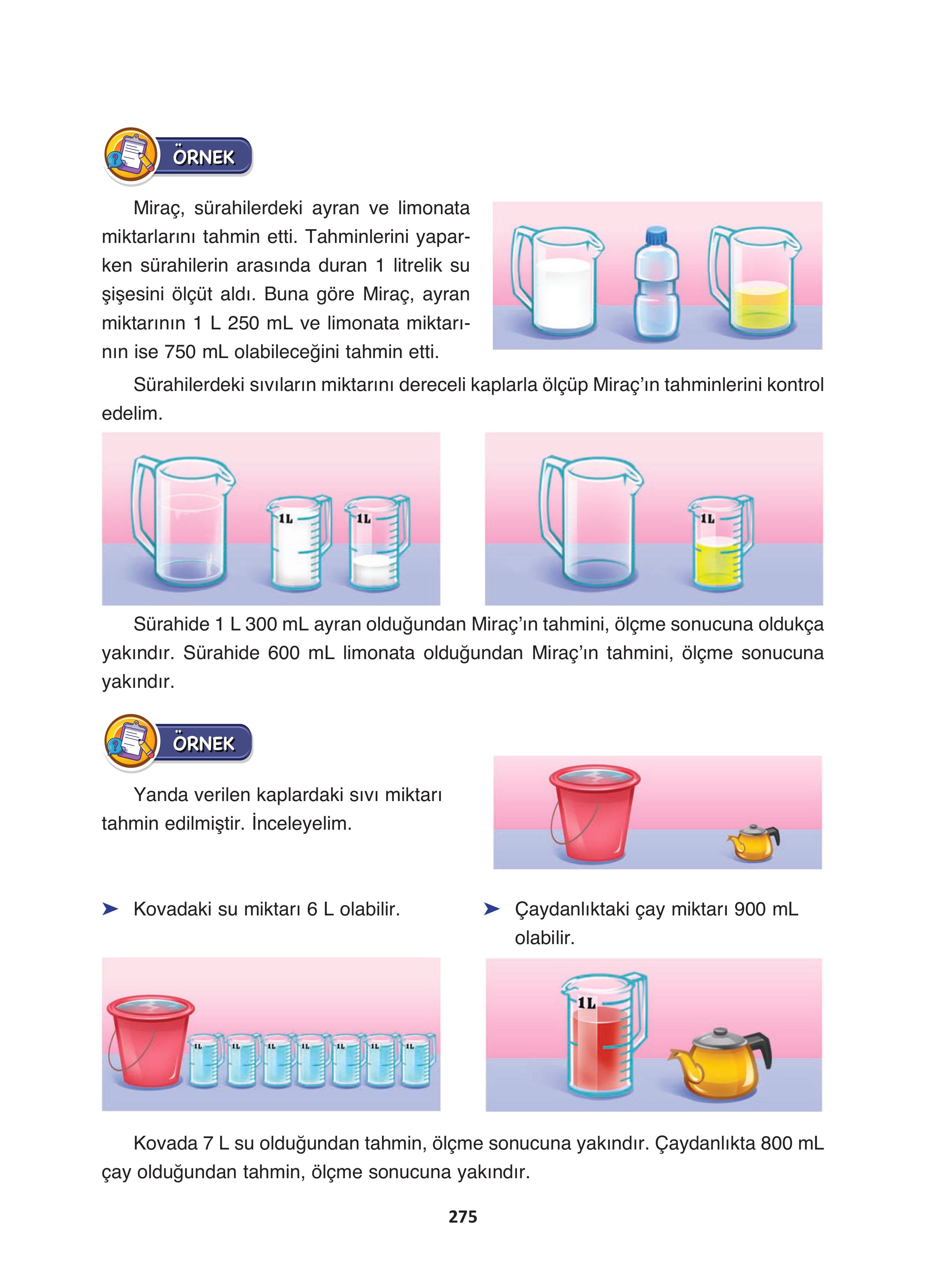 4. Sınıf Fersa Yayınları Matematik Ders Kitabı Sayfa 275 Cevapları 4. Sınıf Fersa Yayınları Matematik Ders Kitabı Sayfa 275 Cevapları