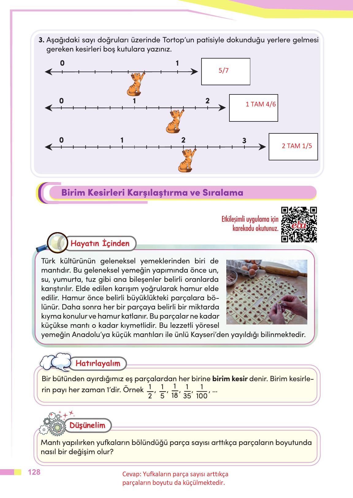 4. Sınıf Meb Yayınları Matematik Ders Kitabı Sayfa 129 Cevapları