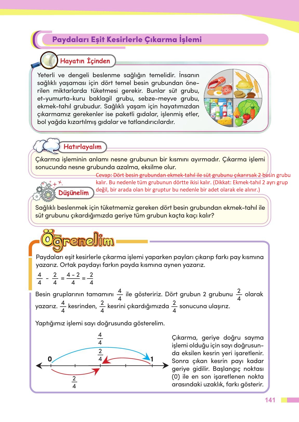 4. Sınıf Meb Yayınları Matematik Ders Kitabı Sayfa 142 Cevapları 4. Sınıf Meb Yayınları Matematik Ders Kitabı Sayfa 142 Cevapları