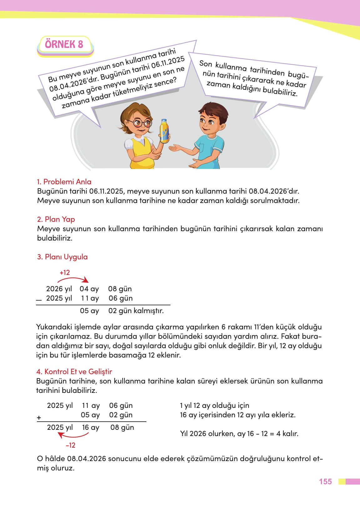 4. Sınıf Meb Yayınları Matematik Ders Kitabı Sayfa 156 Cevapları