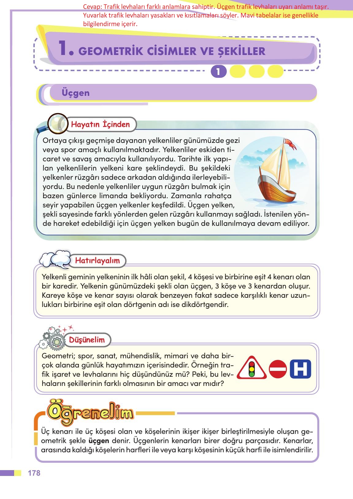 4. Sınıf Meb Yayınları Matematik Ders Kitabı Sayfa 179 Cevapları