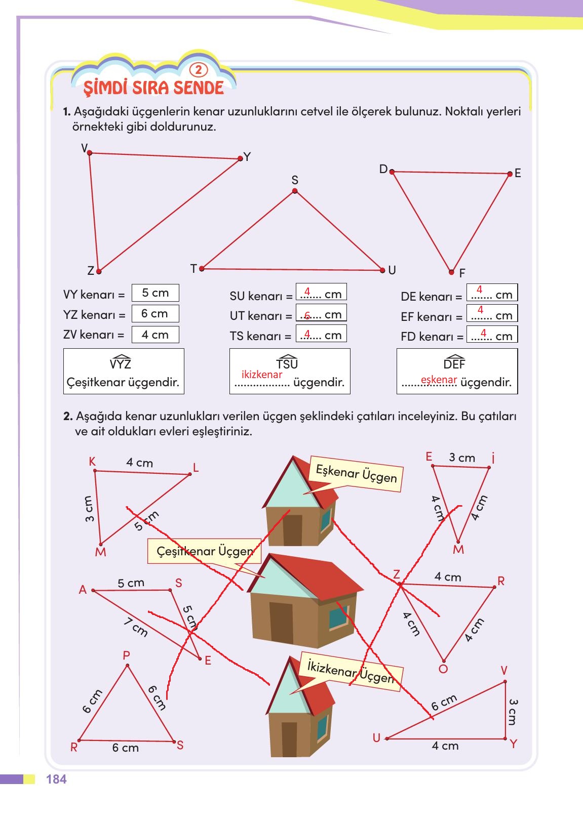 4. Sınıf Meb Yayınları Matematik Ders Kitabı Sayfa 185 Cevapları 4. Sınıf Meb Yayınları Matematik Ders Kitabı Sayfa 185 Cevapları