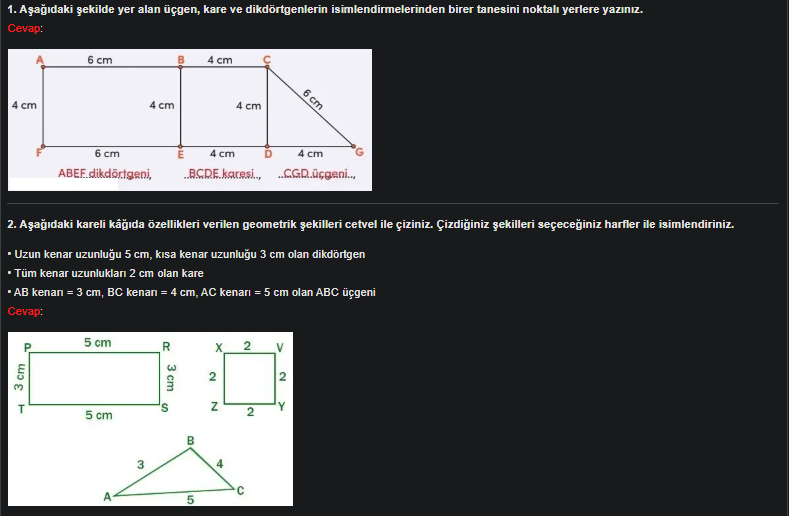 4. Sınıf Meb Yayınları Matematik Ders Kitabı Sayfa 189 Cevapları