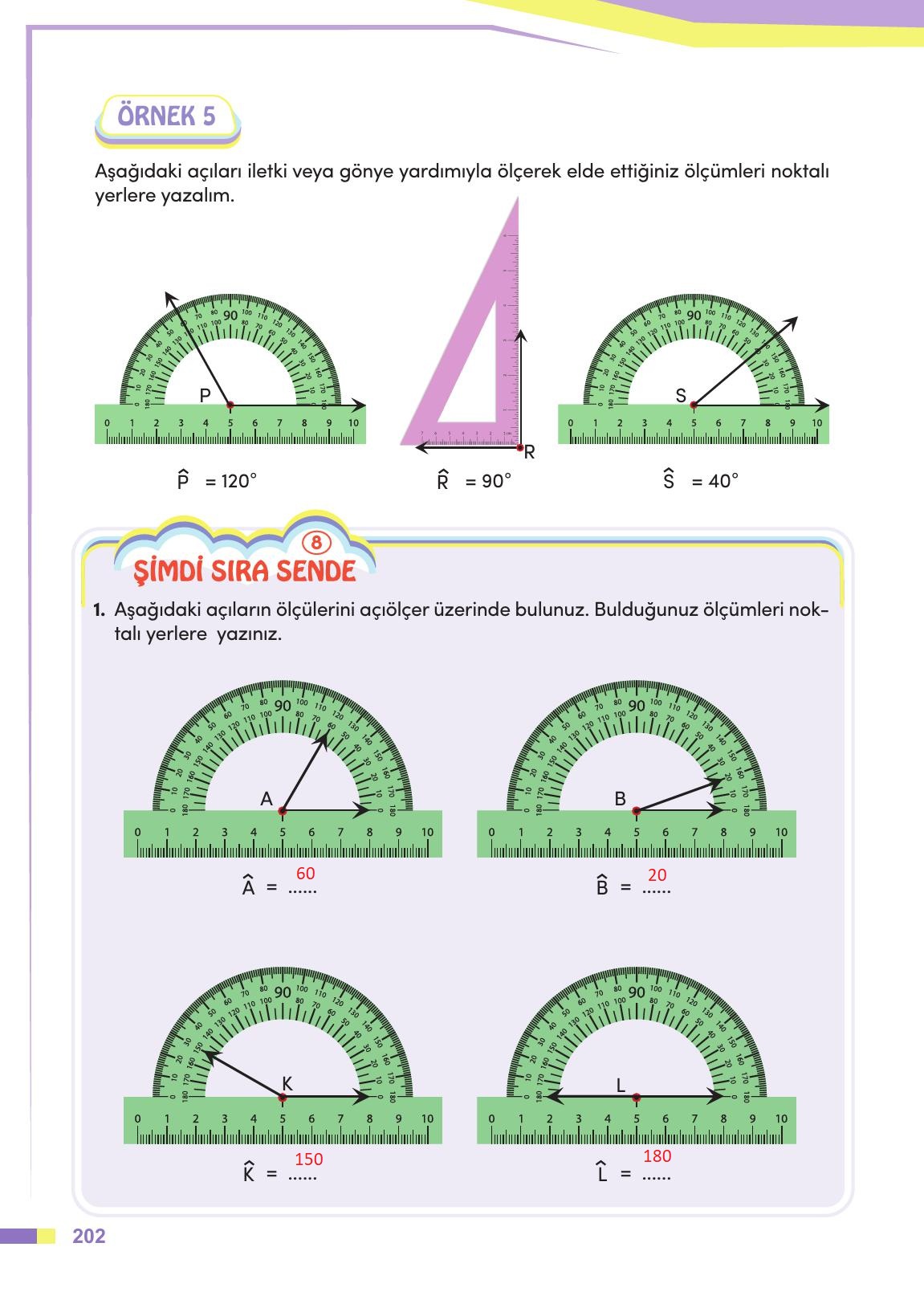 4. Sınıf Meb Yayınları Matematik Ders Kitabı Sayfa 203 Cevapları