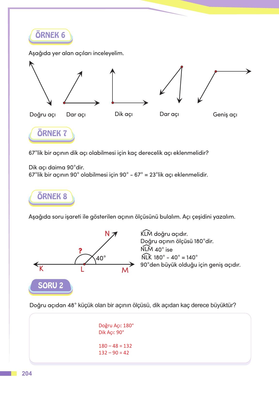 4. Sınıf Meb Yayınları Matematik Ders Kitabı Sayfa 205 Cevapları