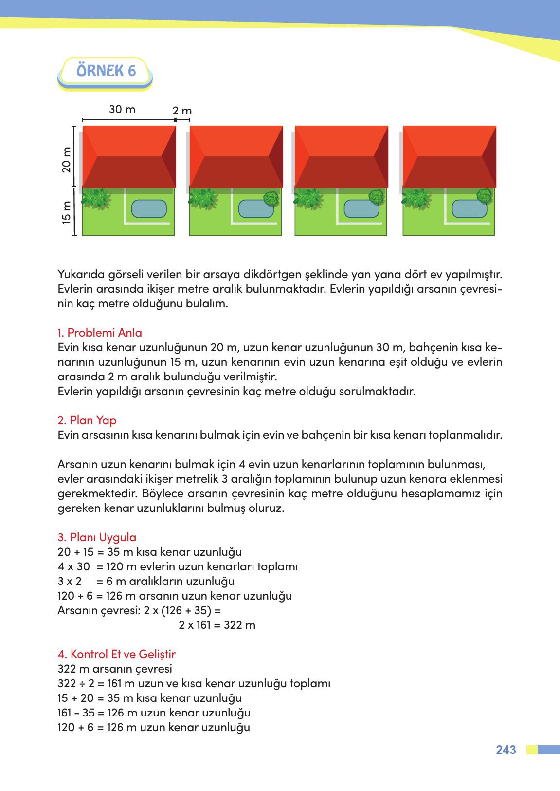 4. Sınıf Meb Yayınları Matematik Ders Kitabı Sayfa 244 Cevapları