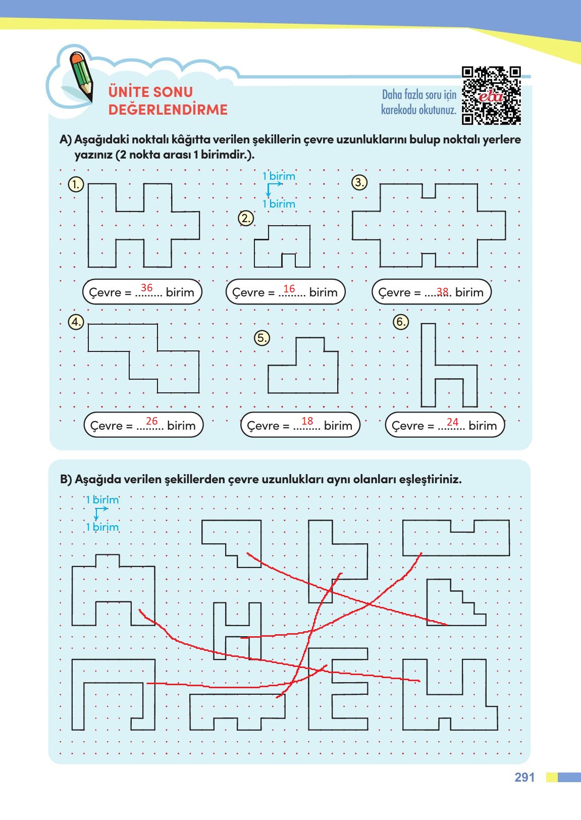 4. Sınıf Meb Yayınları Matematik Ders Kitabı Sayfa 292 Cevapları 4. Sınıf Meb Yayınları Matematik Ders Kitabı Sayfa 292 Cevapları