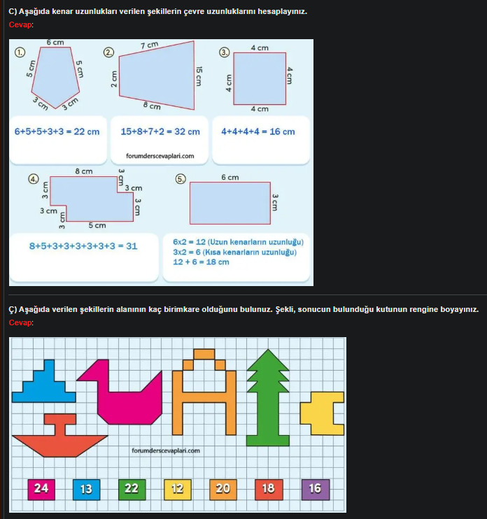 4. Sınıf Meb Yayınları Matematik Ders Kitabı Sayfa 293 Cevapları