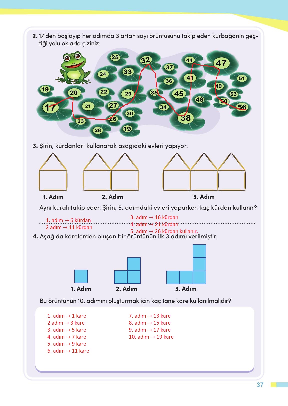 4. Sınıf Meb Yayınları Matematik Ders Kitabı Sayfa 38 Cevapları 4. Sınıf Meb Yayınları Matematik Ders Kitabı Sayfa 38 Cevapları