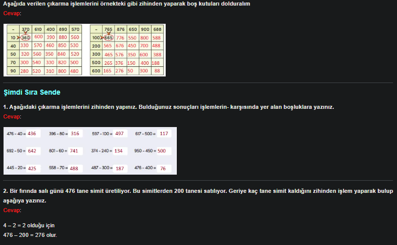 4. Sınıf Meb Yayınları Matematik Ders Kitabı Sayfa 49 Cevapları 4. Sınıf Meb Yayınları Matematik Ders Kitabı Sayfa 49 Cevapları