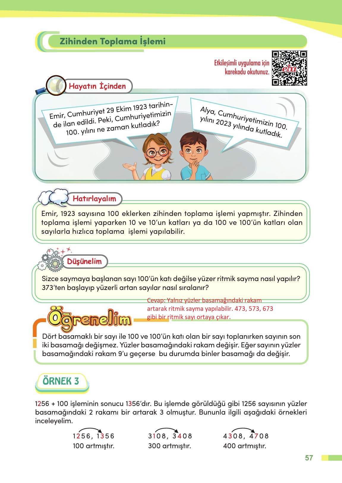 4. Sınıf Meb Yayınları Matematik Ders Kitabı Sayfa 58 Cevapları 4. Sınıf Meb Yayınları Matematik Ders Kitabı Sayfa 58 Cevapları