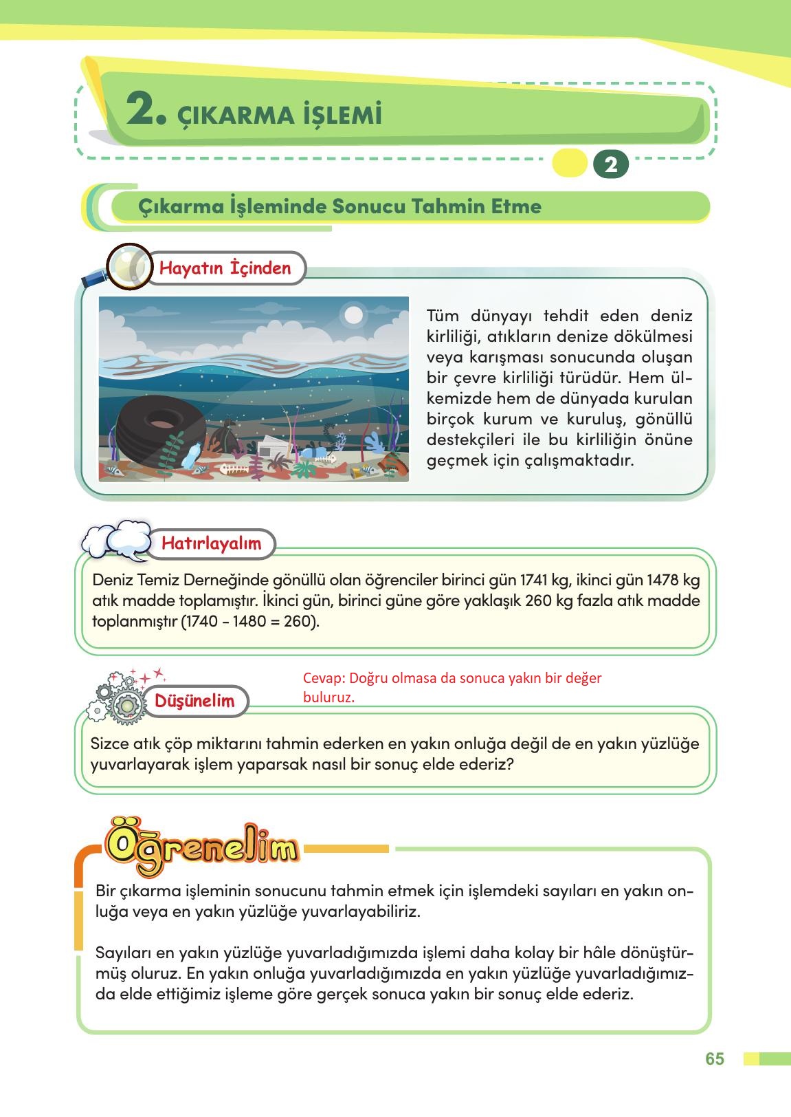 4. Sınıf Meb Yayınları Matematik Ders Kitabı Sayfa 66 Cevapları