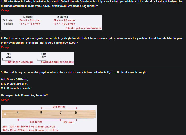 4. Sınıf Meb Yayınları Matematik Ders Kitabı Sayfa 71 Cevapları 4. Sınıf Meb Yayınları Matematik Ders Kitabı Sayfa 71 Cevapları